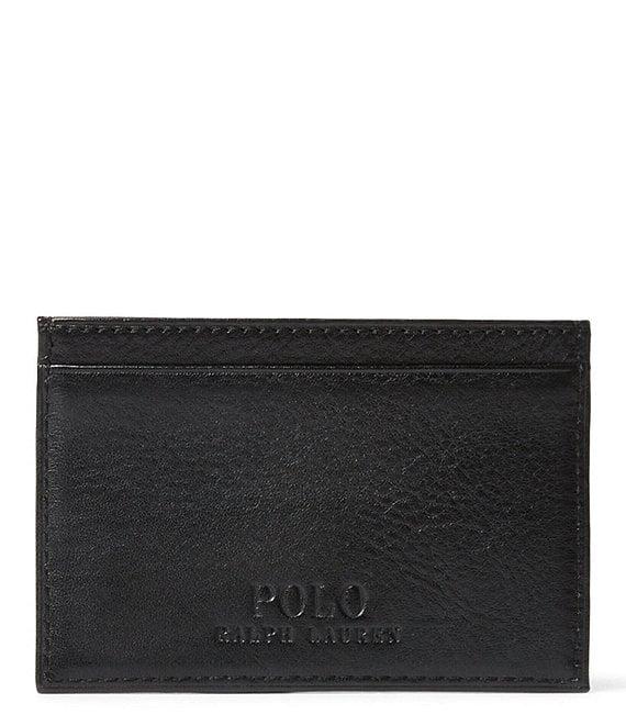 Polo Ralph Lauren Slim Pebbled Leather Card Case Product Image