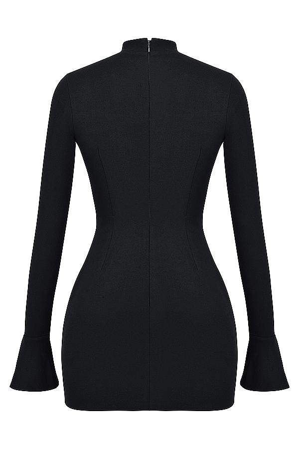 Mahalia  black mini dress Product Image