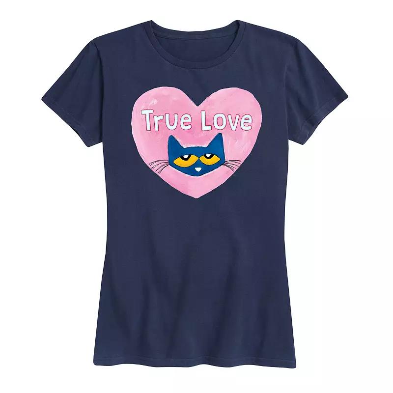 Women's Pete The Cat True Love Graphic Tee,  Product Image