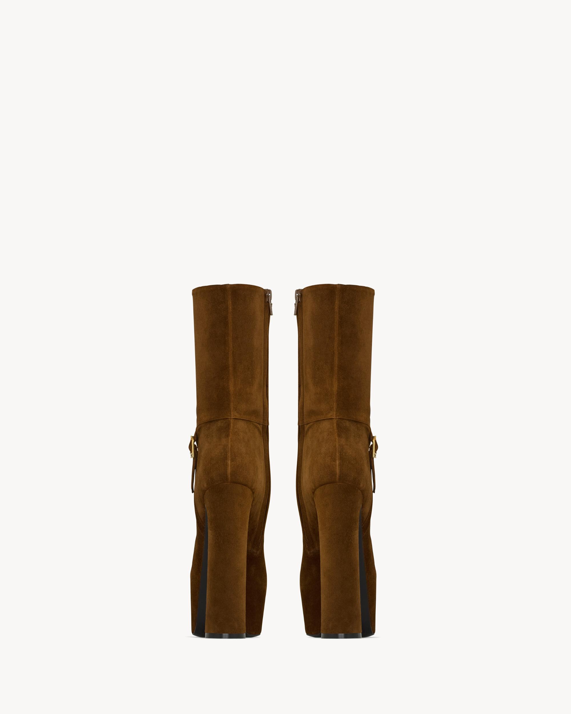 NICO platform booties in suede Product Image