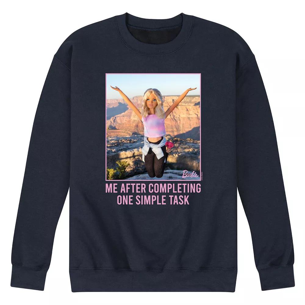 Men's Barbie® One Simple Task Fleece Sweatshirt,  Product Image