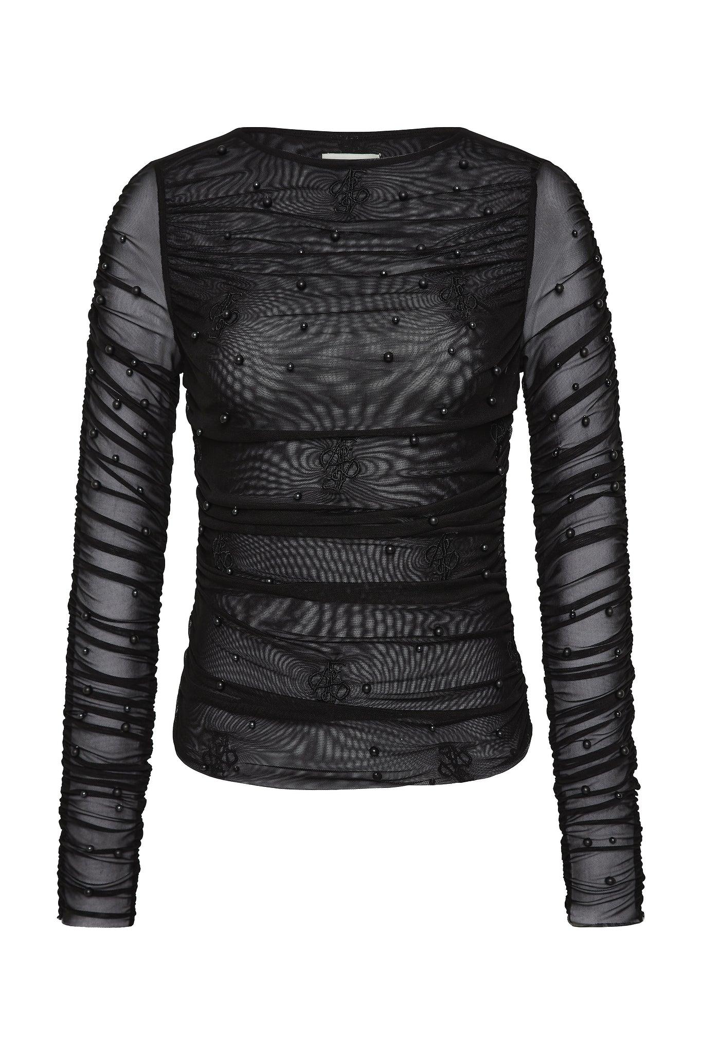 Myla Full Pearl Skivvy-BLACK / XXS Product Image