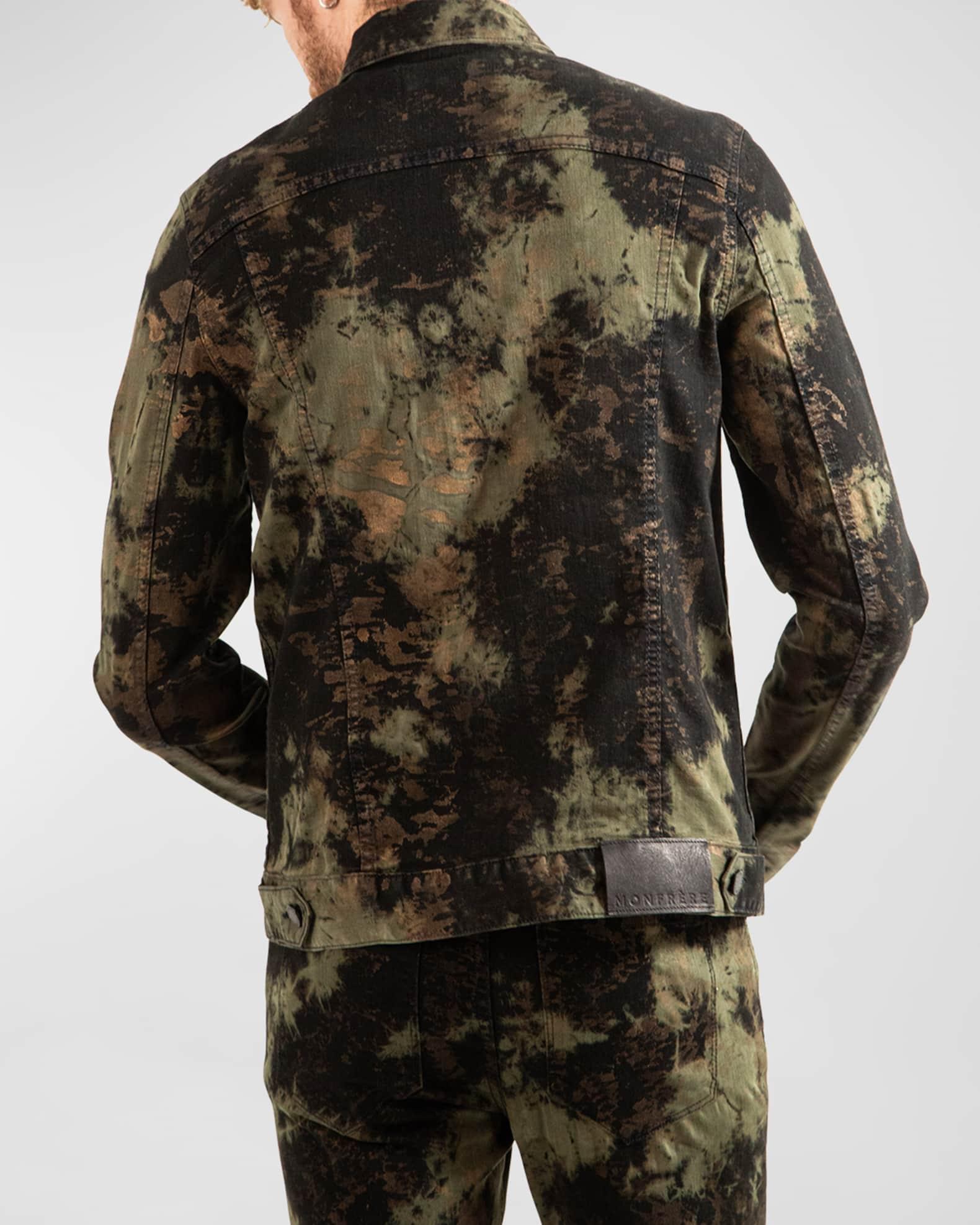 Men's Tie-Dye Trucker Jacket Product Image