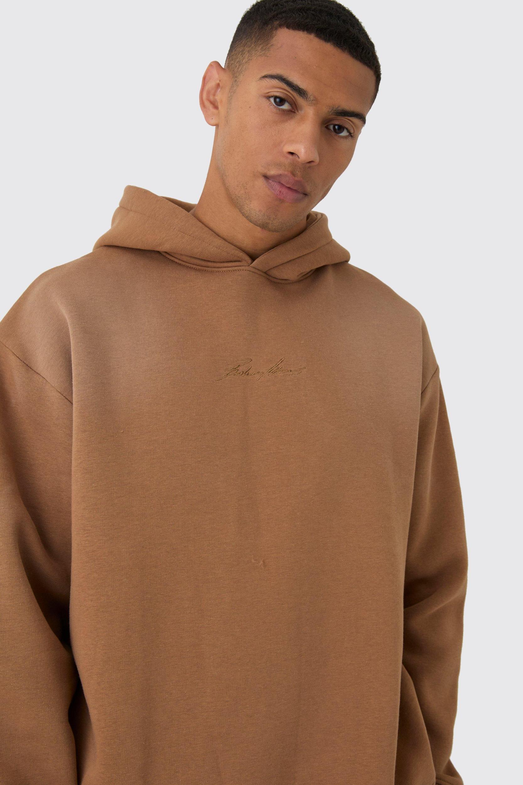 Oversized Man Spray Wash Hoodie | boohooMAN USA Product Image