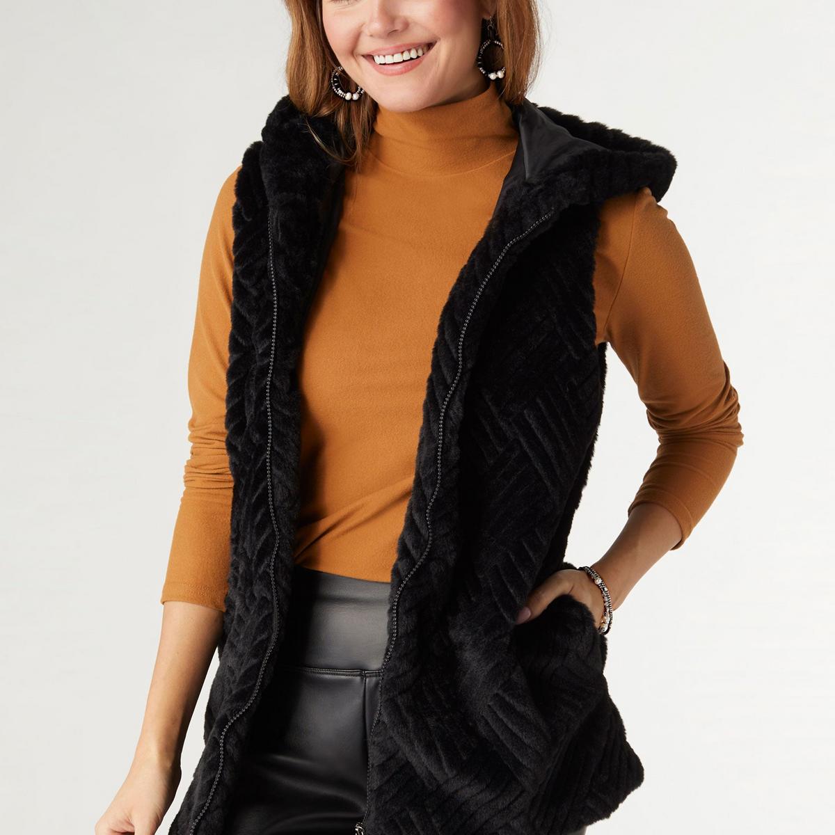 Lyric Faux Fur Vest Product Image