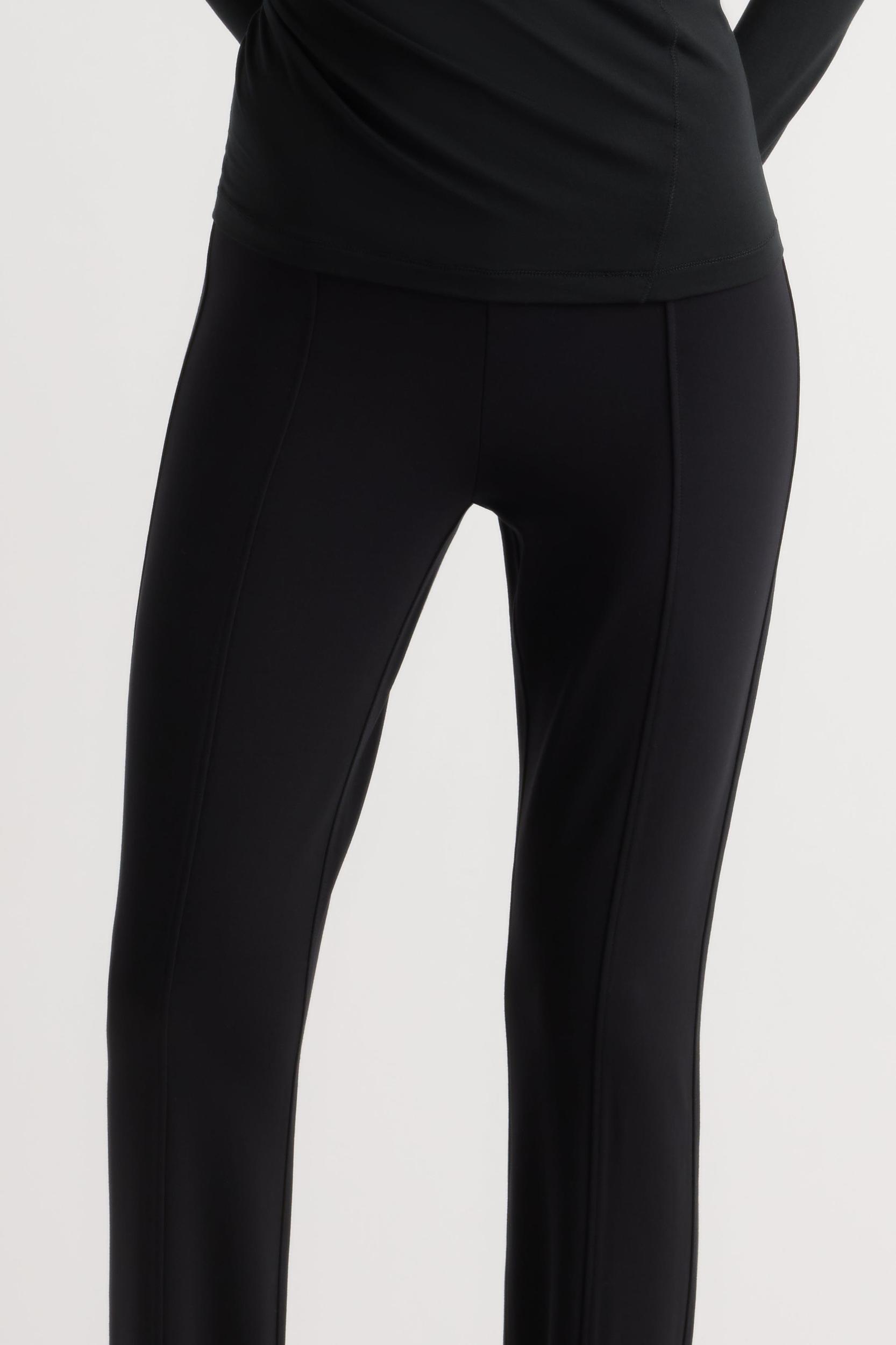 Cass Front-Split Ponte Stretch Pant Product Image