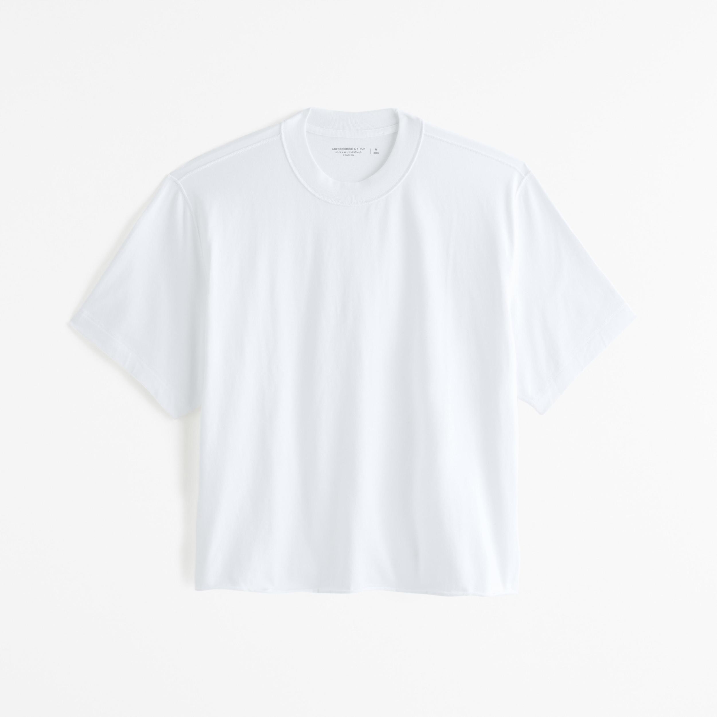 Vintage-Inspired Cropped Tee Product Image