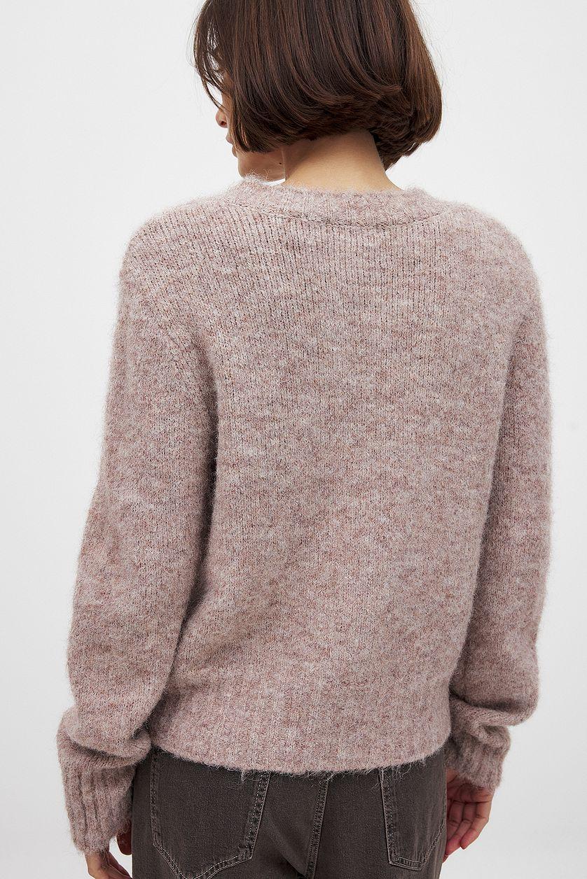 Knitted Flower Cardigan Product Image