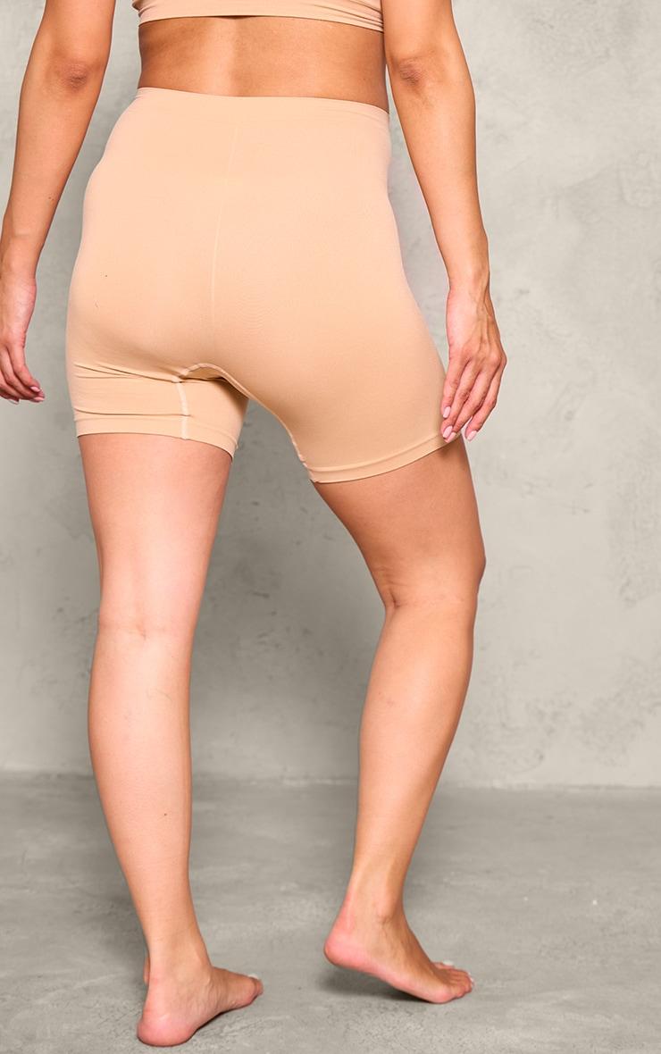 Maternity Nude Seamless Over The Bump Shorts Product Image