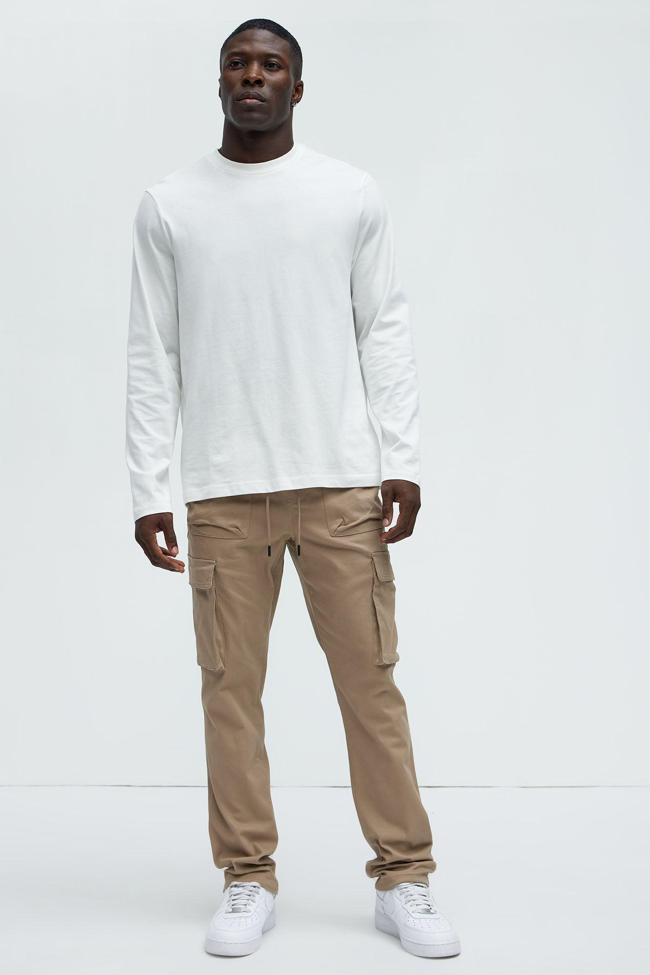 Cadet Utility Slim Cargo Pants - Khaki Product Image