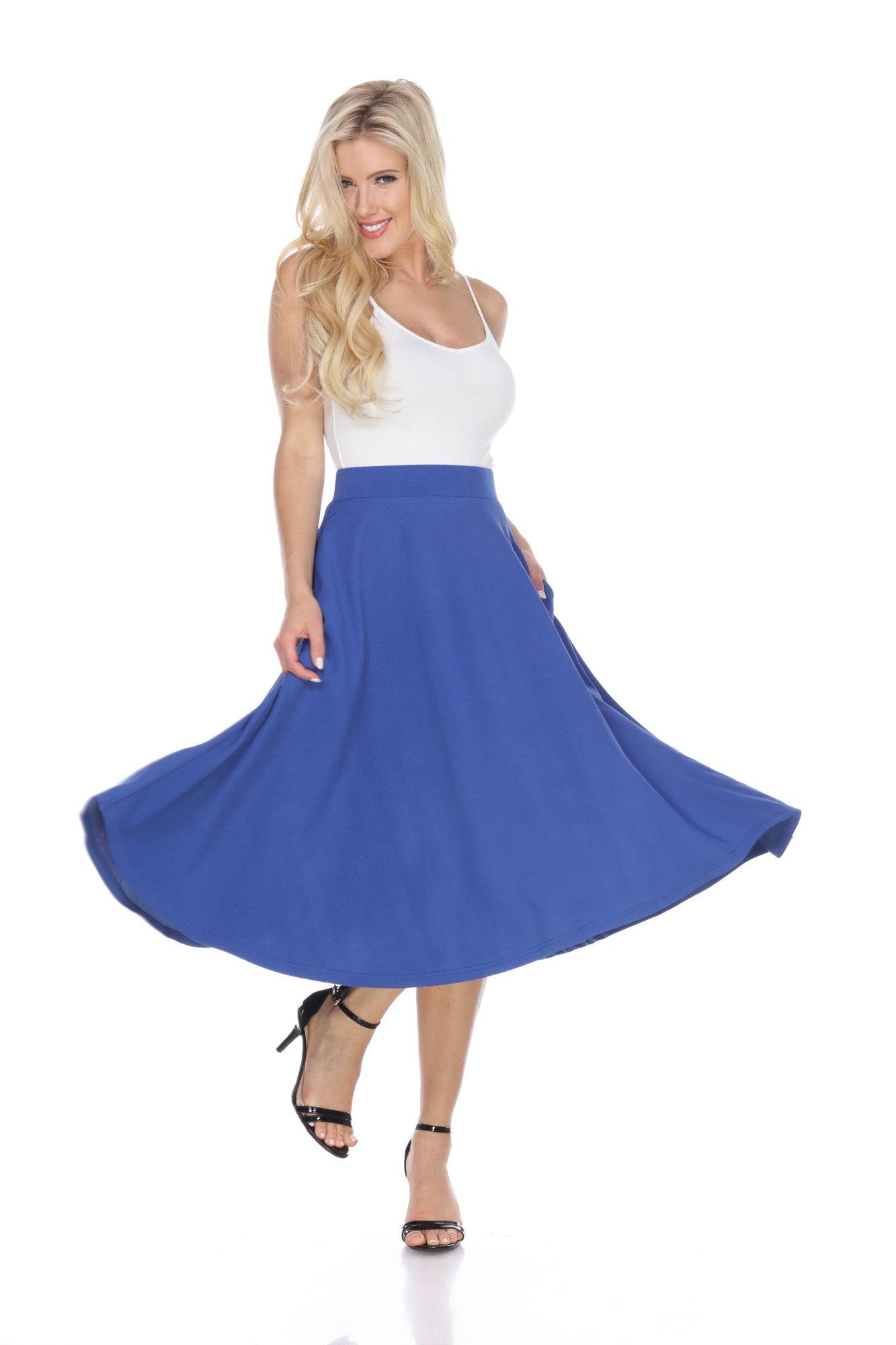 Tasmin Flare Midi Skirts Product Image