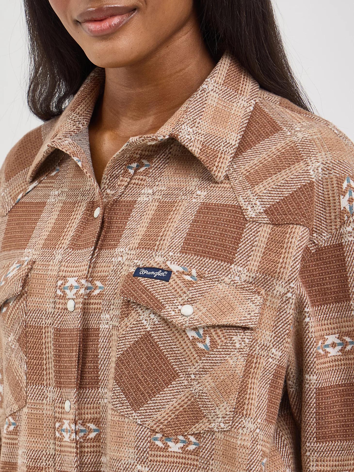 Women's Wrangler Boyfriend Shirt Jacket Product Image