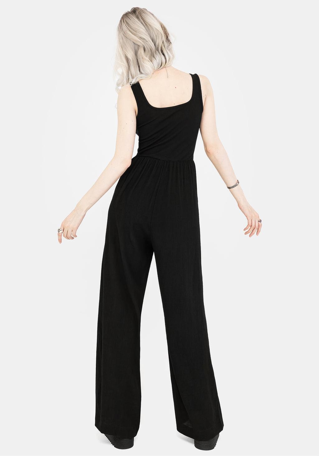 Herne Contrast Wide Leg Jumpsuit Product Image