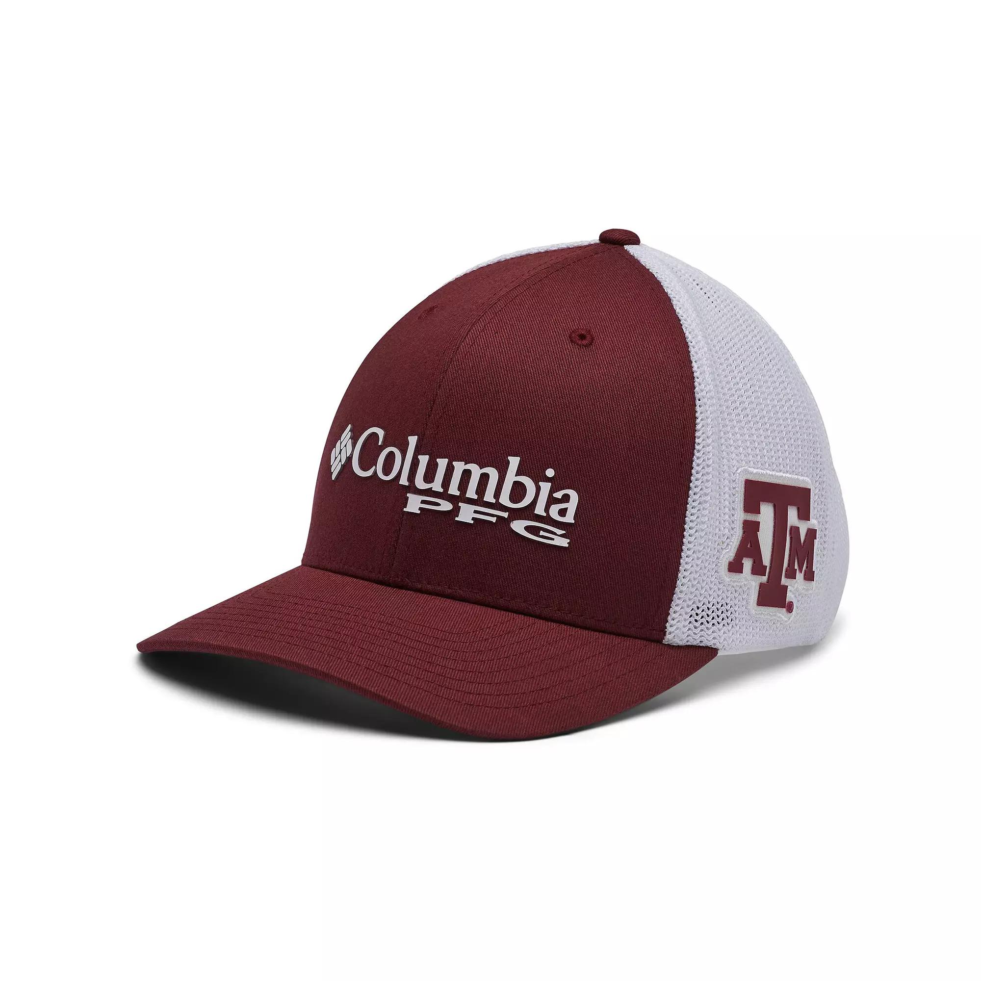 Men's Columbia Maroon Texas A&M Aggies PFG Snapback Adjustable Hat, Red Product Image