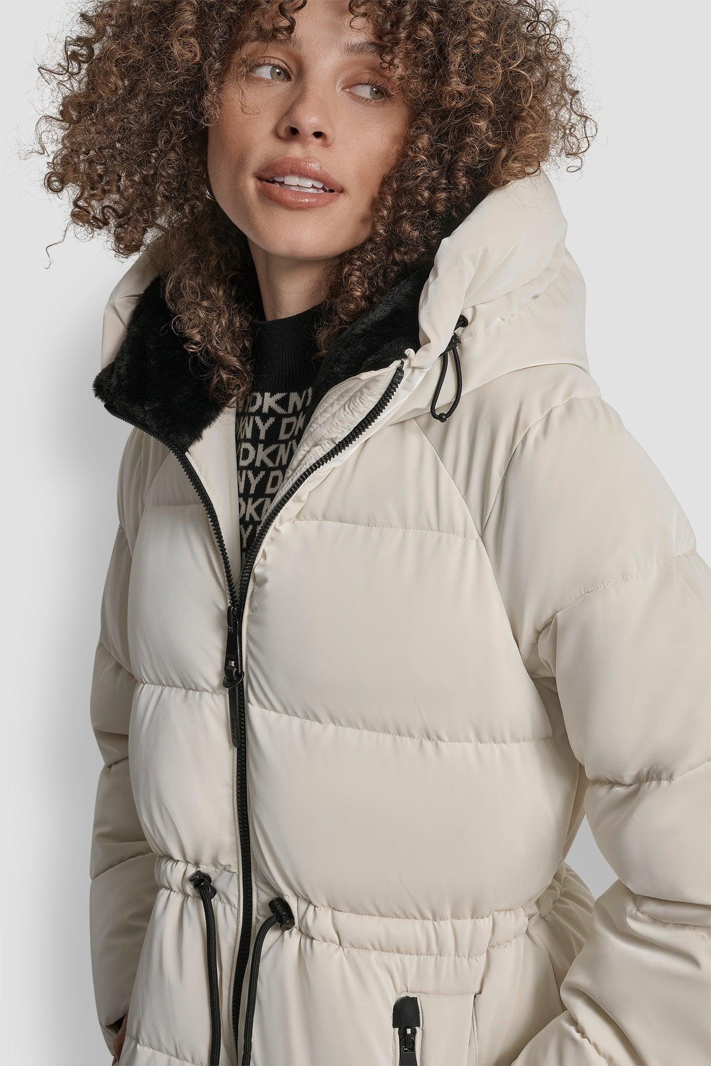 MID LENGTH LUSH PUFFER JACKET Product Image