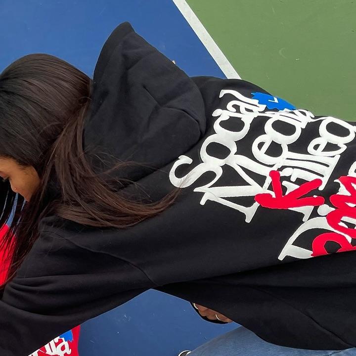 Sopula Social Media K*lled Romance Graphic Pocket Hoodie Product Image