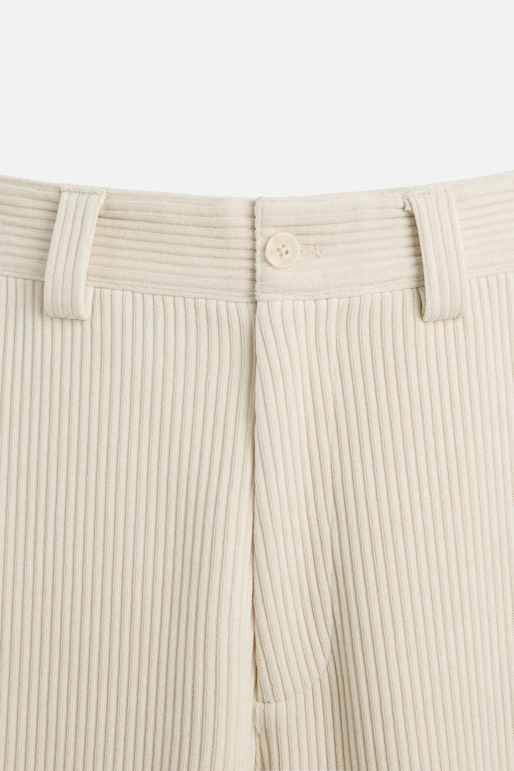 WIDE FIT CORDUROY PANTS Product Image