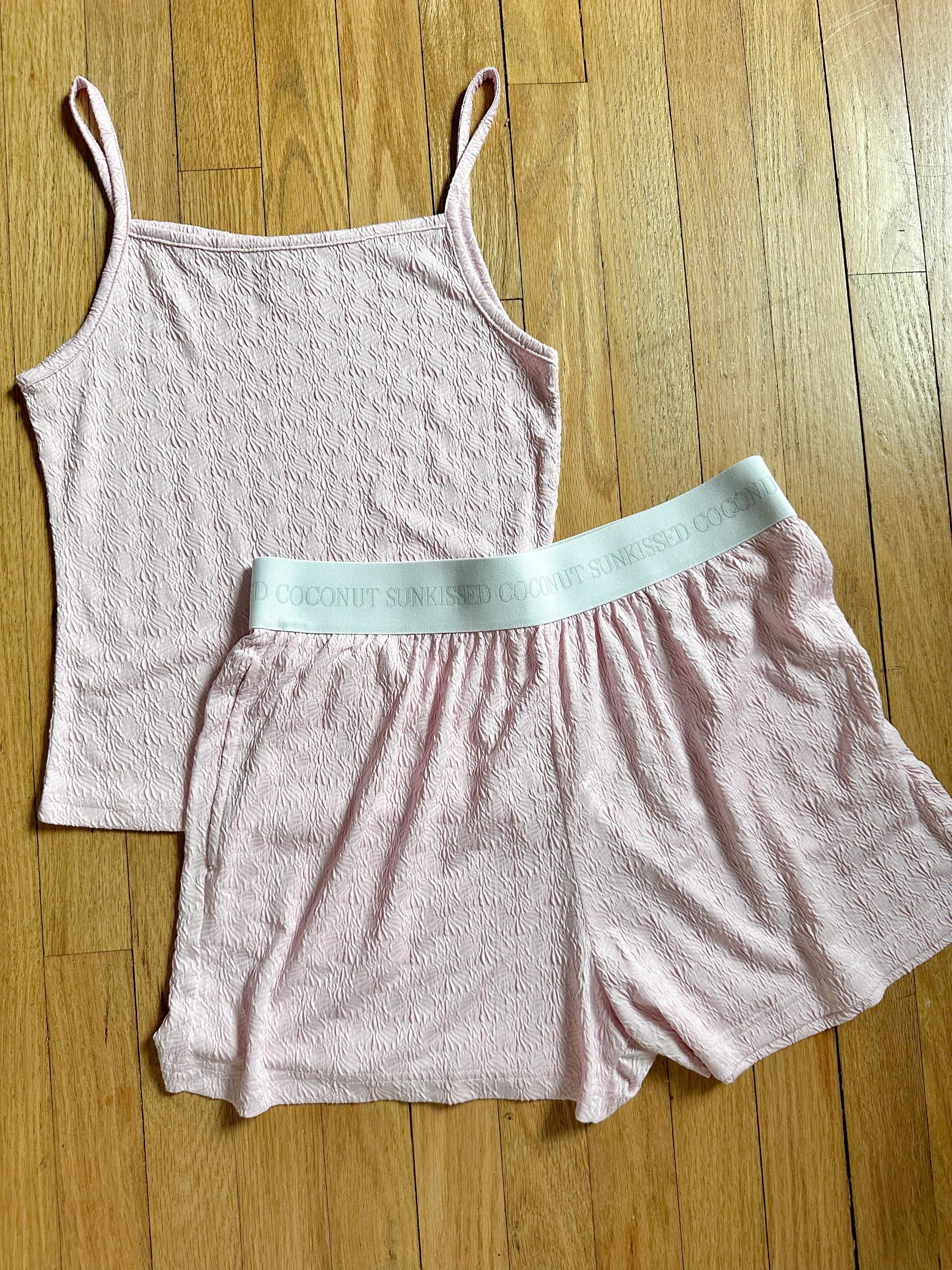 Love Notes Pink Detailed TankTop Product Image