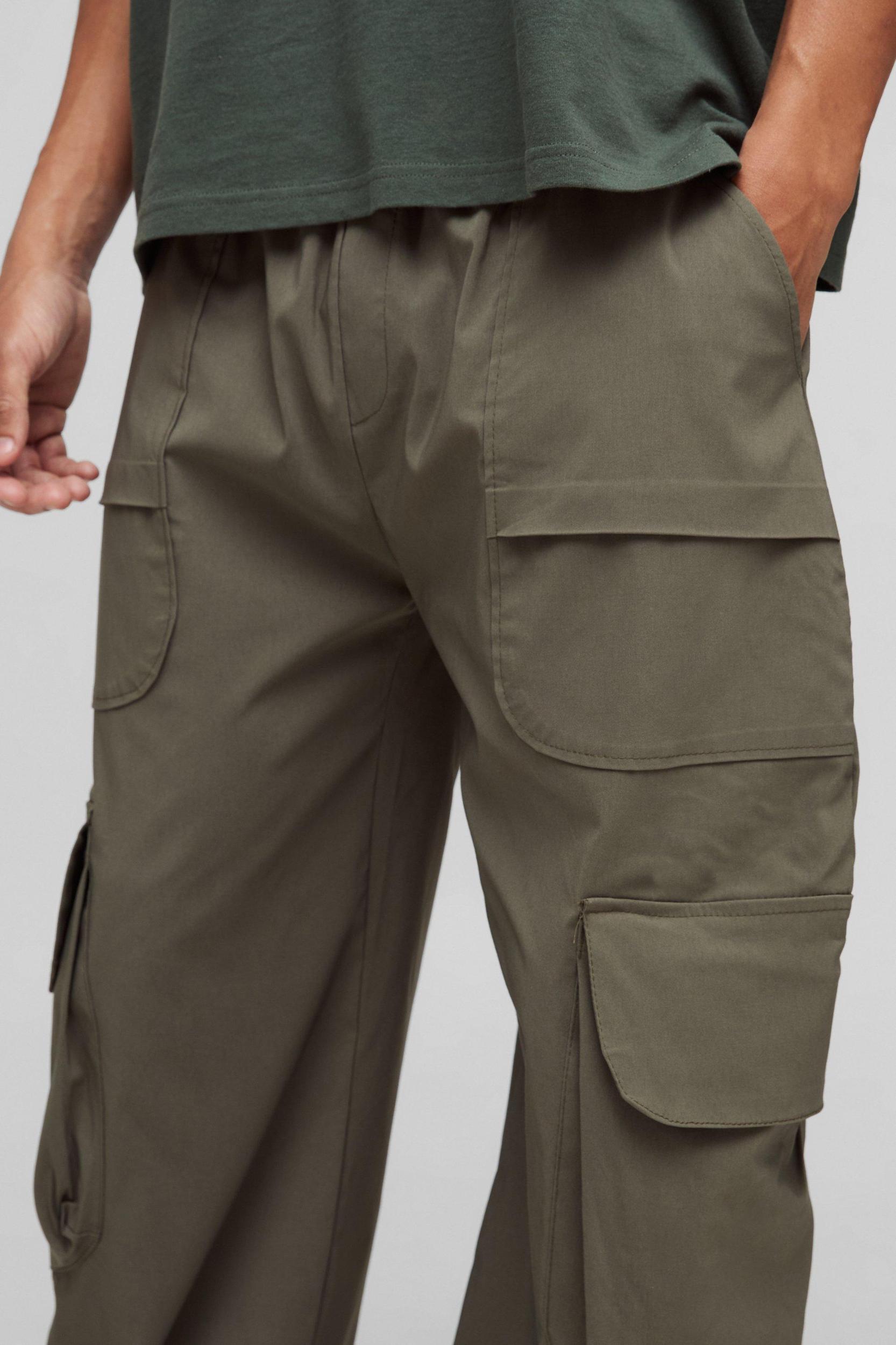 Parachute Bengaline Cargo Pants | boohooMAN USA Product Image