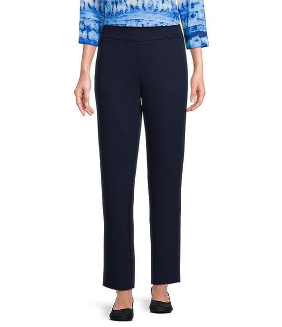 Allison Daley Pull-On Straight Leg Ponte Pants Product Image