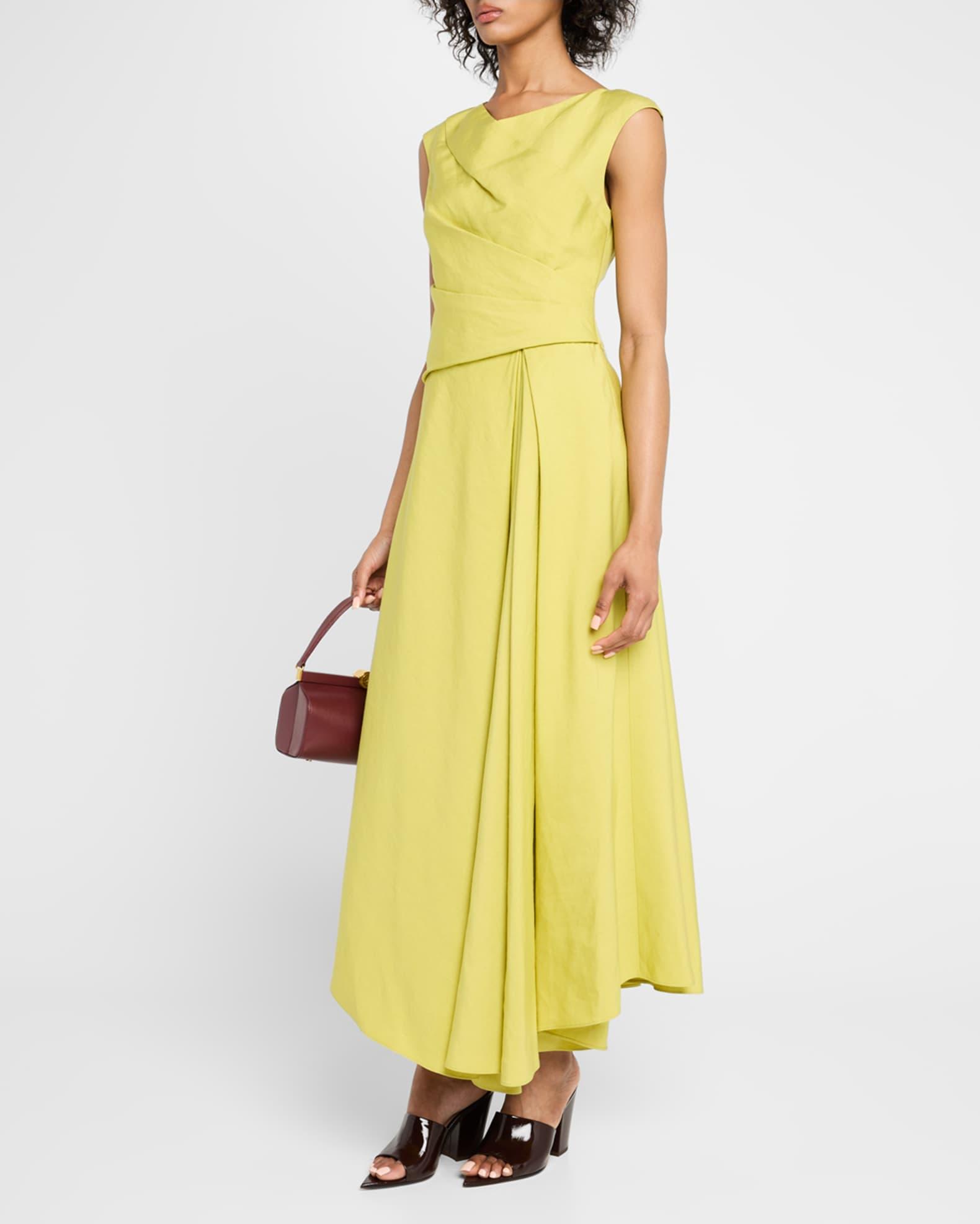 Drape-Front Asymmetric Dress Product Image