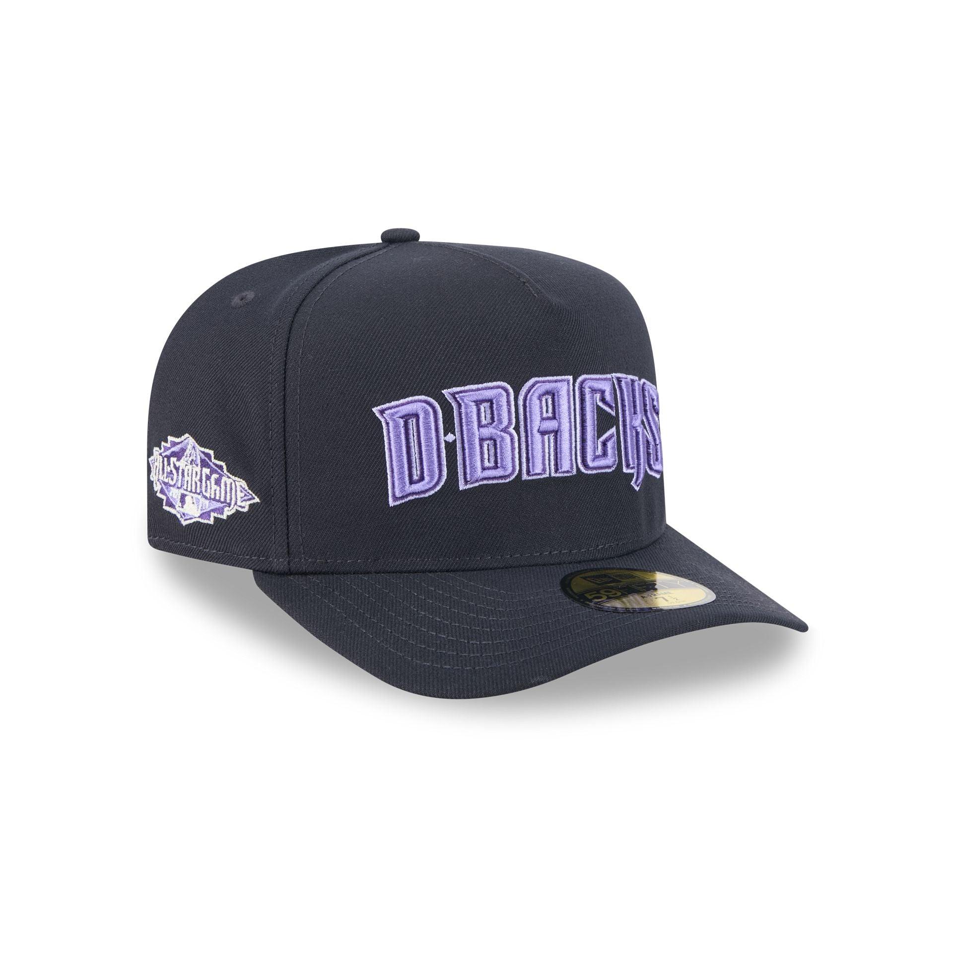 Arizona Diamondbacks Navy Lavender 59FIFTY A-Frame Fitted Hat Male Product Image