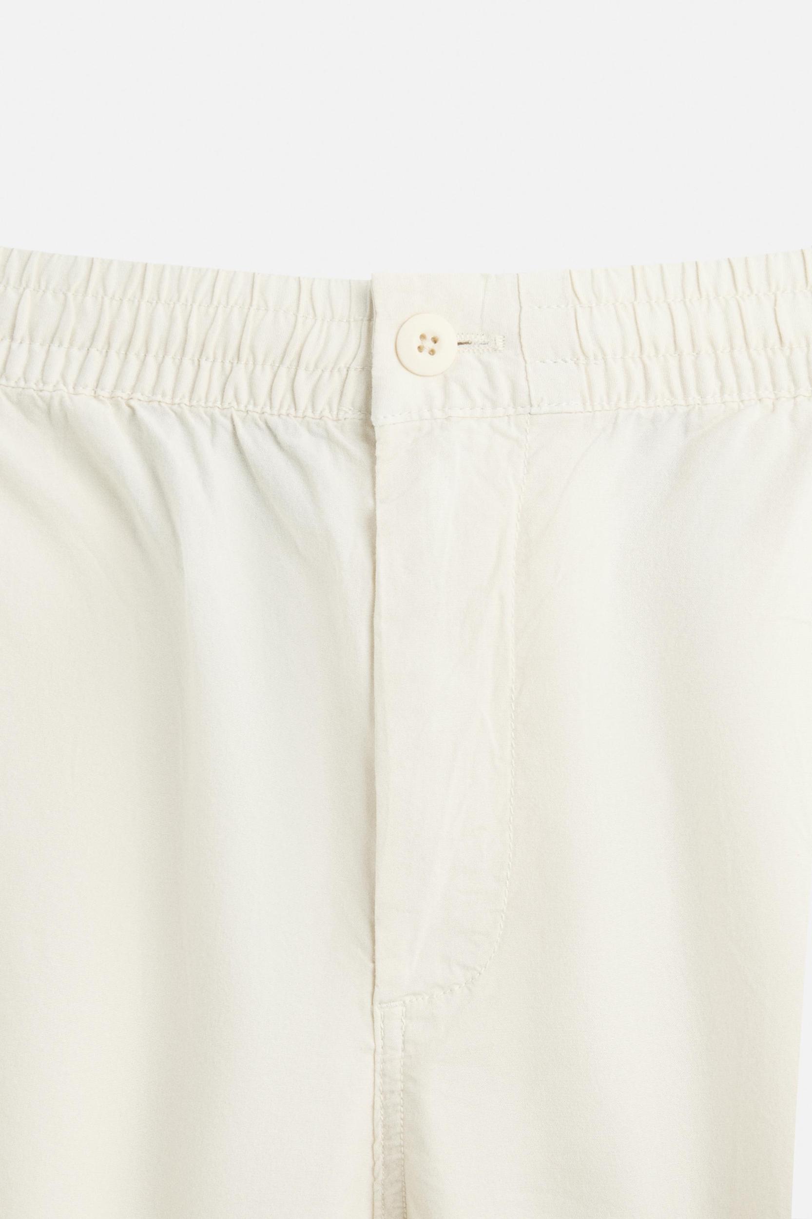 WASHED JOGGER-WAIST PANTS Product Image