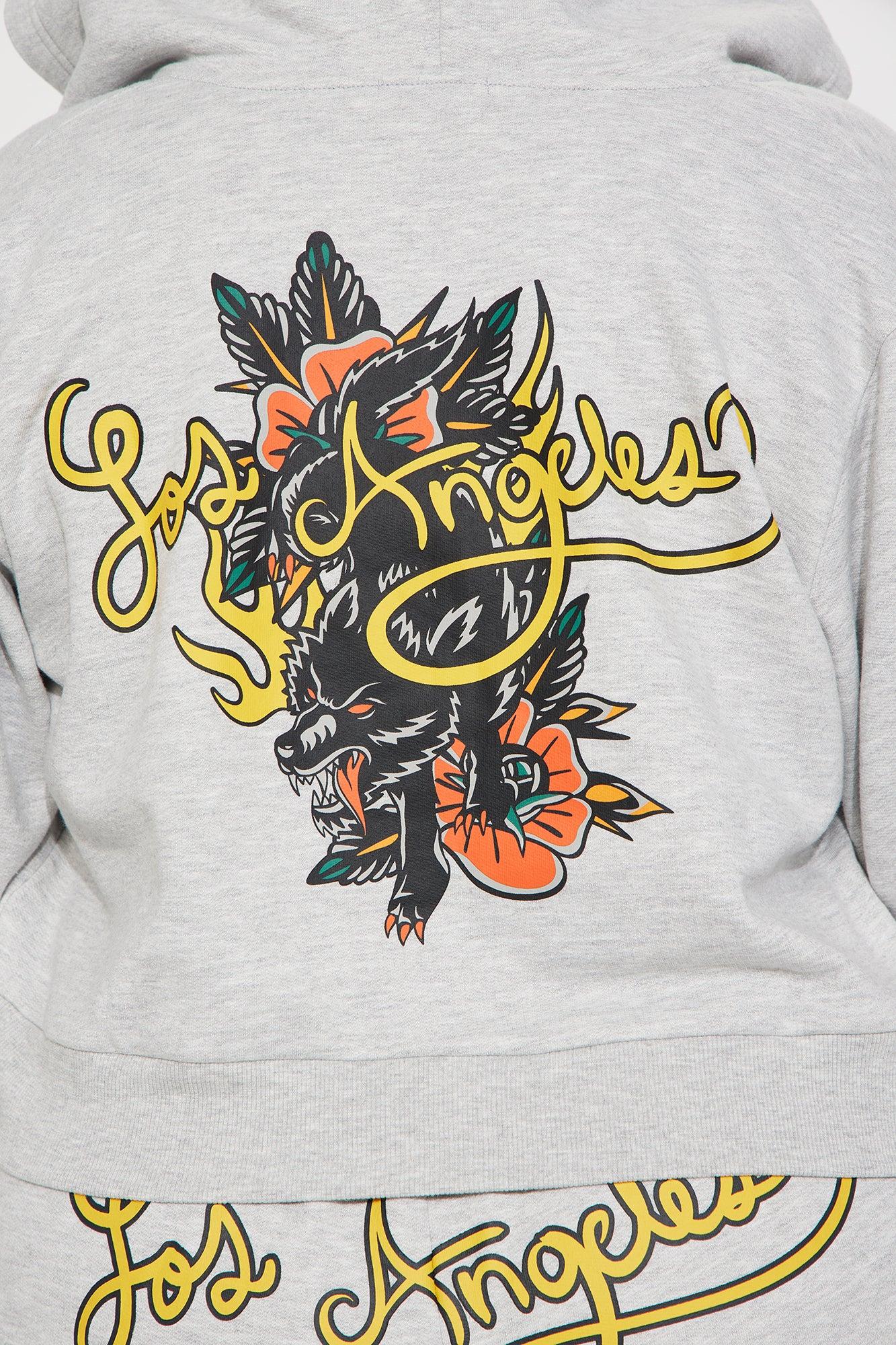 Alpha Energy Zip Front Hoodie - Heather Grey Product Image