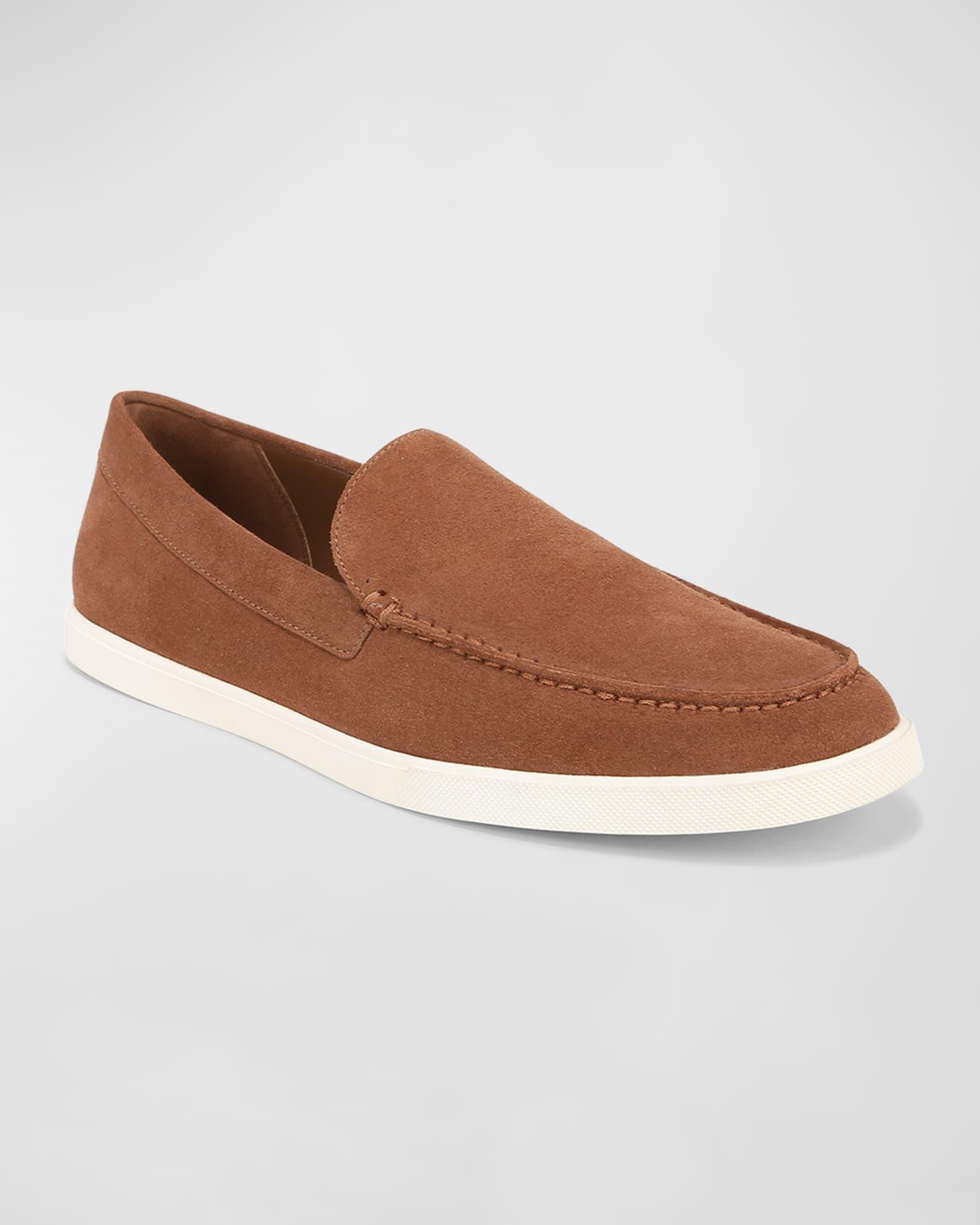 Men's Suede Slip-On Sneaker Loafers Product Image