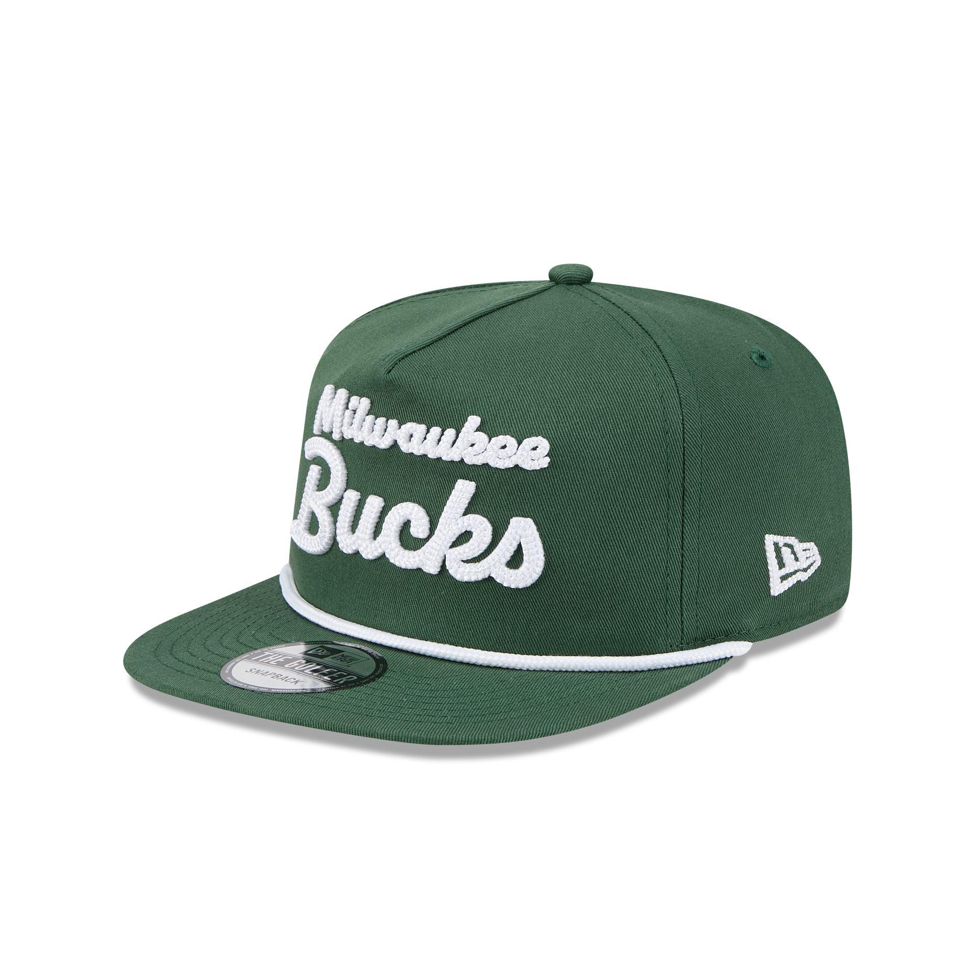Milwaukee Bucks Team Text Golfer Hat Male Product Image