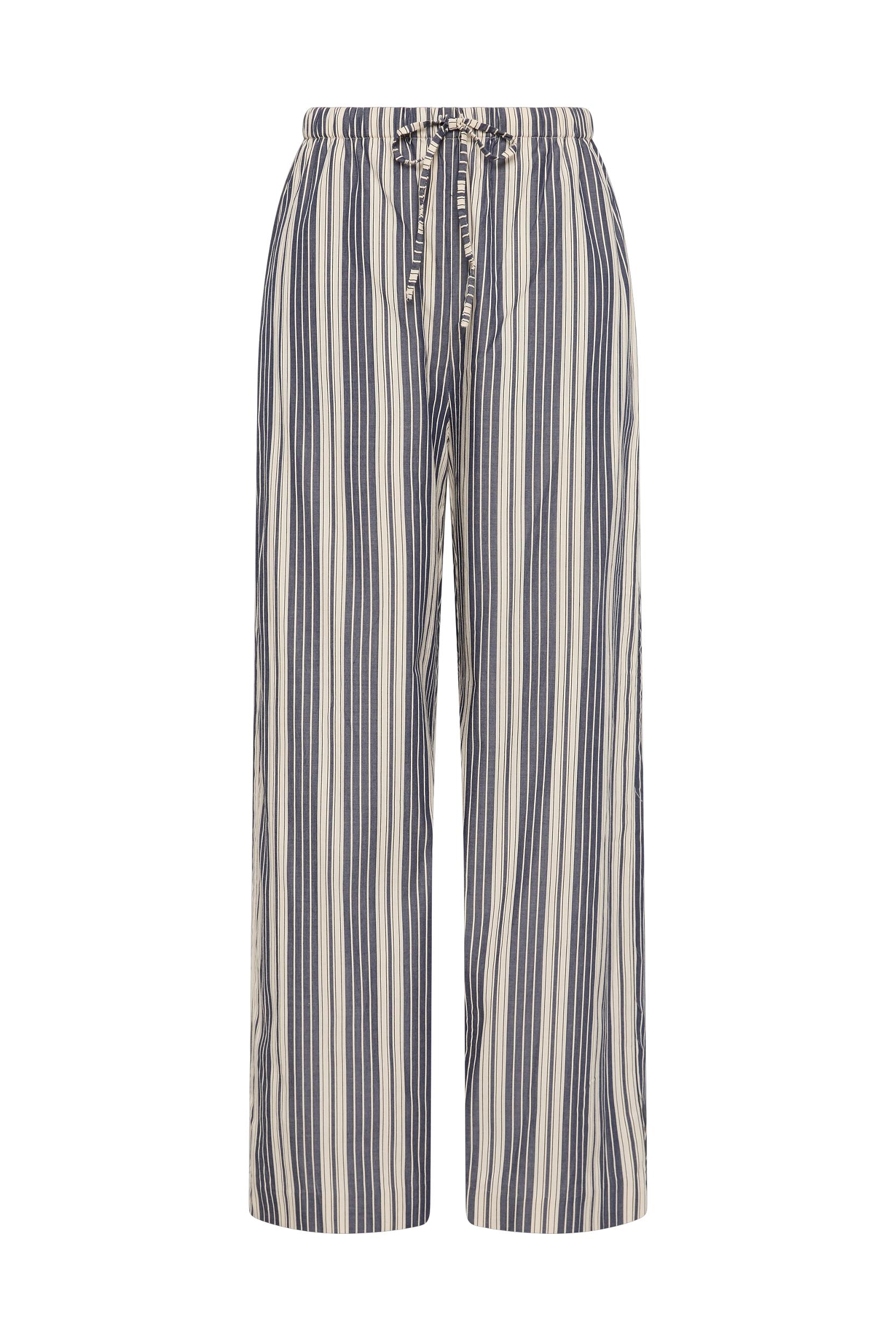 Rena Pant Antique Navy Stripe - Final Sale Product Image
