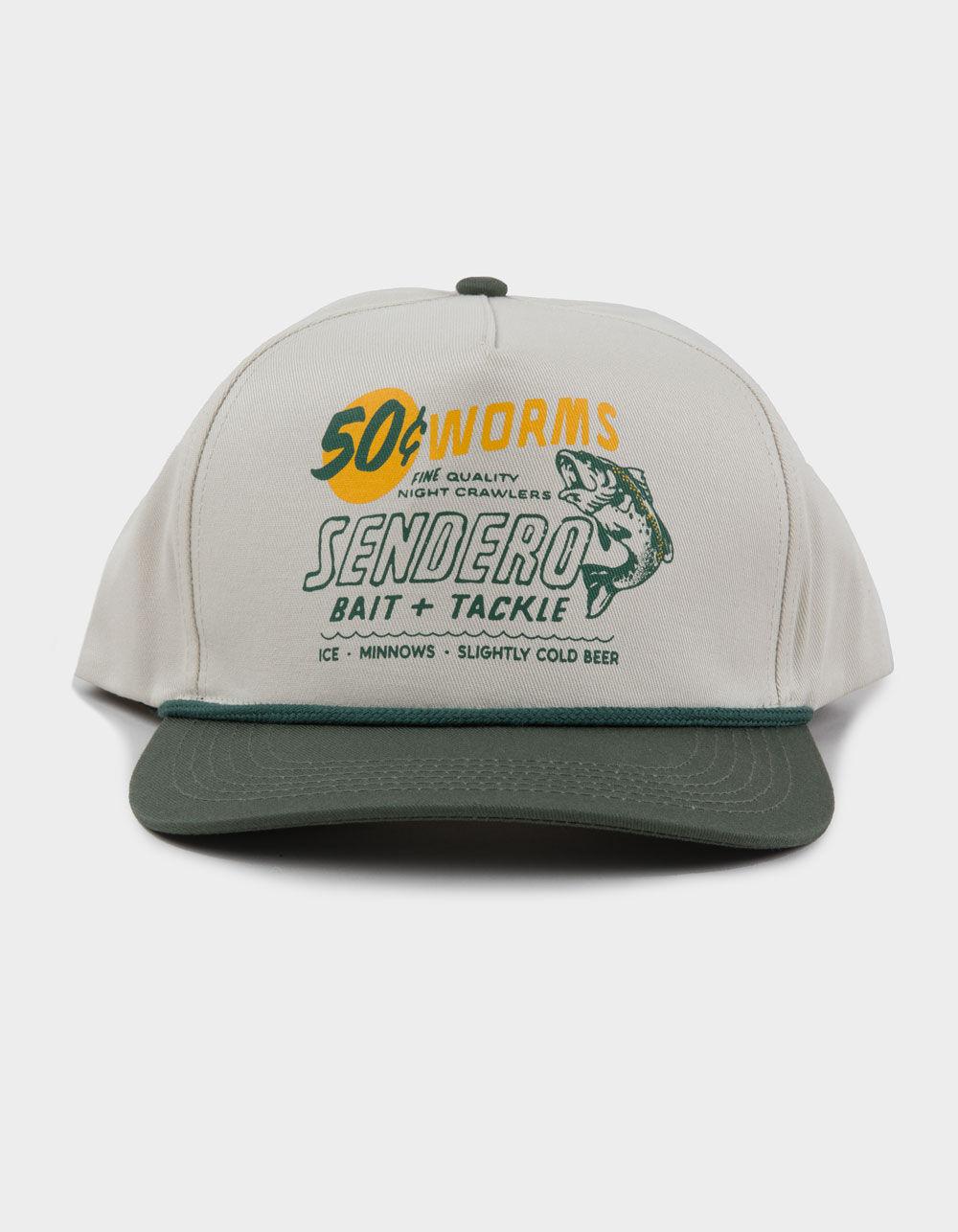 SENDERO PROVISIONS CO. 50 Cent Worms 5 Panel Snapback Hat - GREEN COMBO Product Image