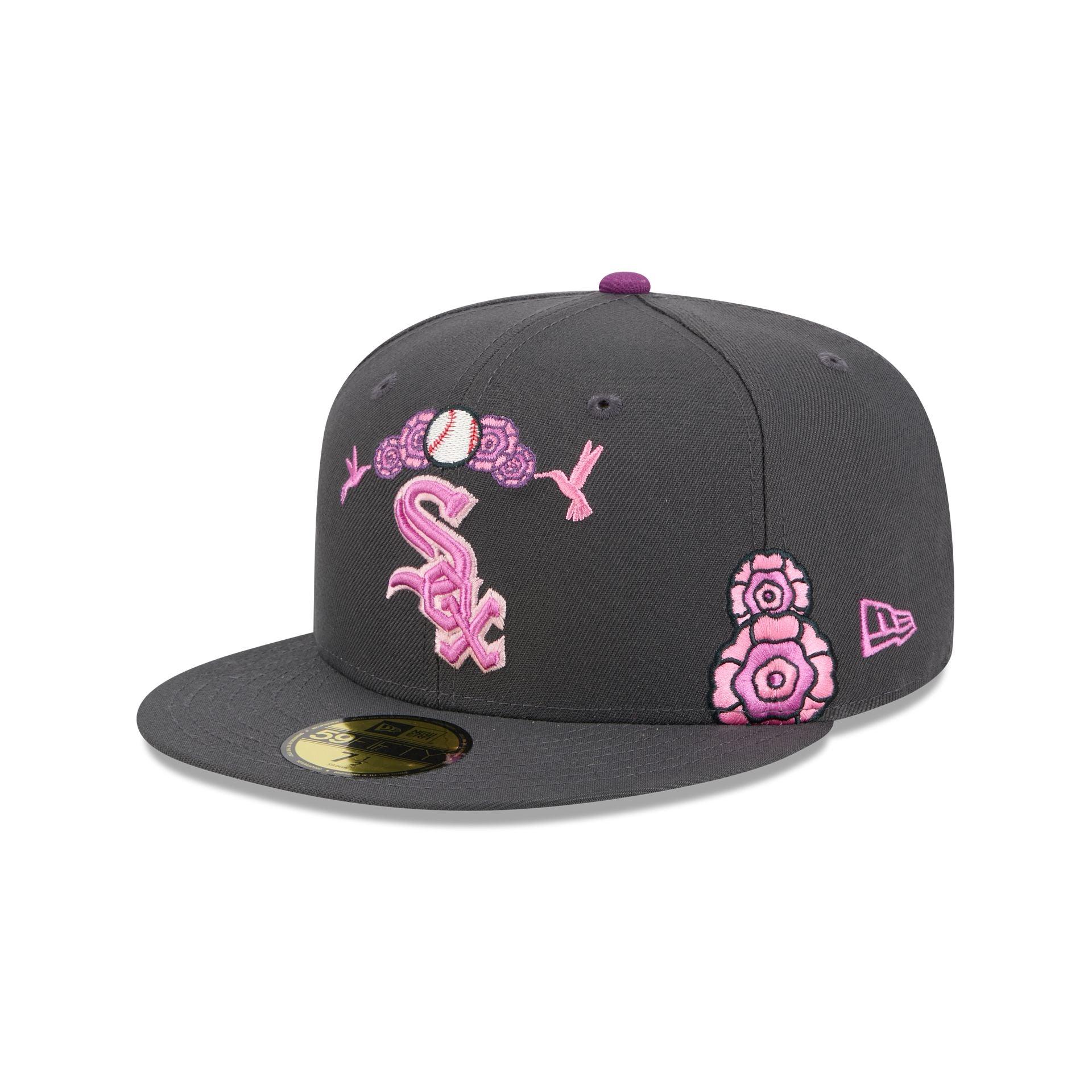 Chicago White Sox Day of the Dead Graphite 59FIFTY Fitted Hat Male Product Image