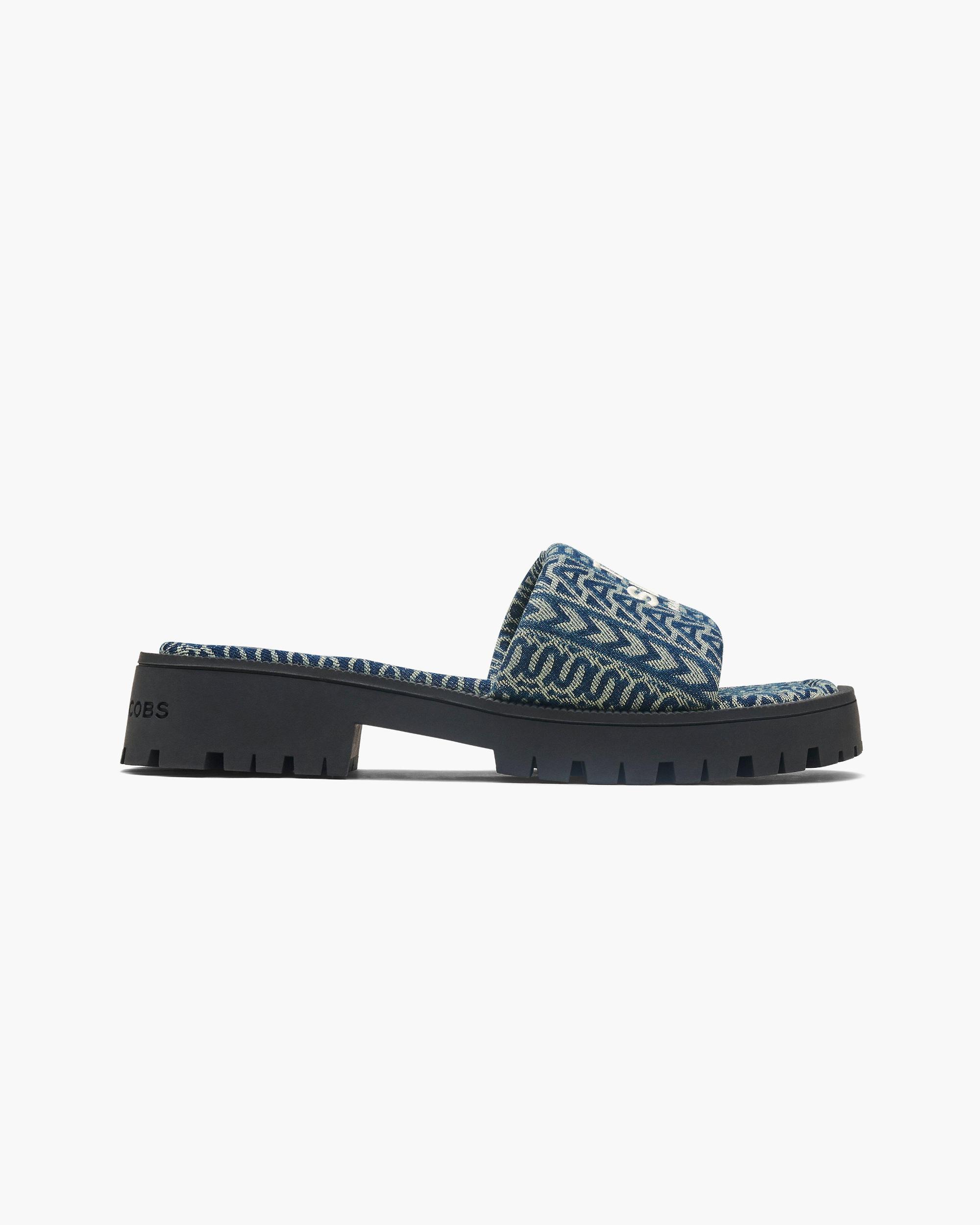 The Denim Monogram Lug Sole Slide Product Image