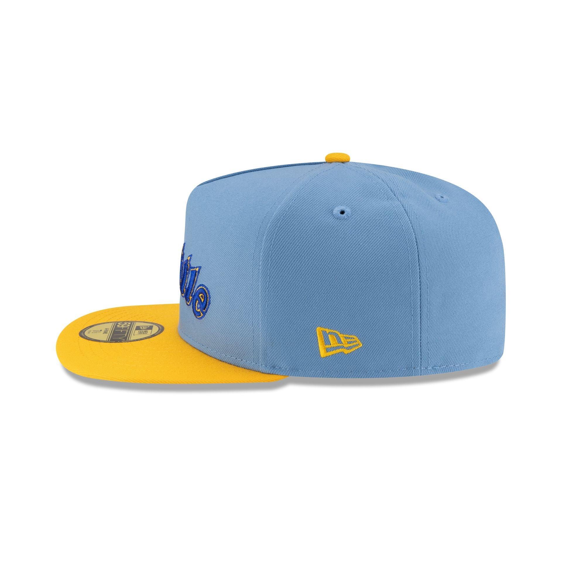 Just Caps Sky Blue Seattle Mariners 59FIFTY A-Frame Fitted Hat Male Product Image