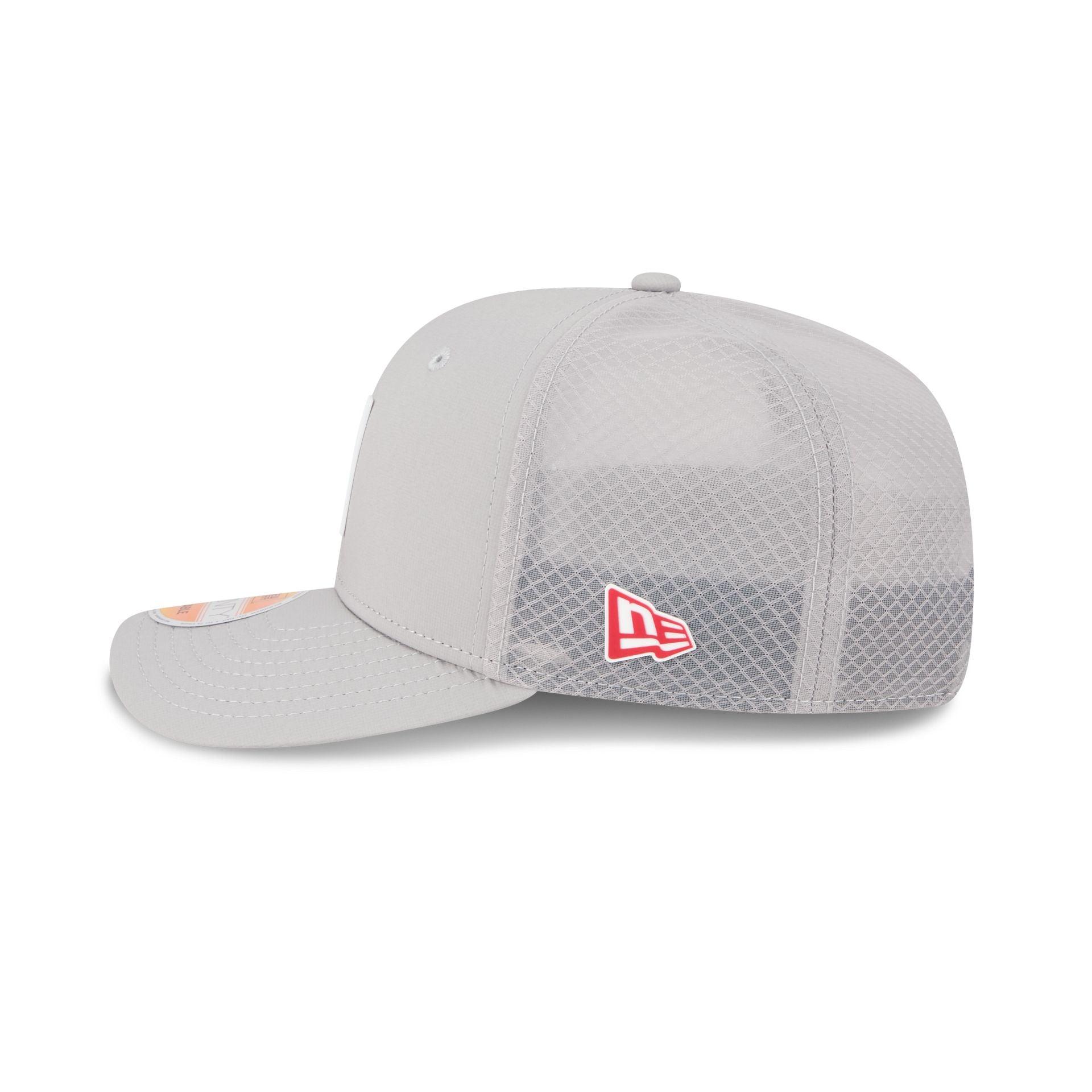 Tampa Bay Buccaneers 2025 Sideline Hot Weather Gray 9SEVENTY Trucker Hat Male Product Image