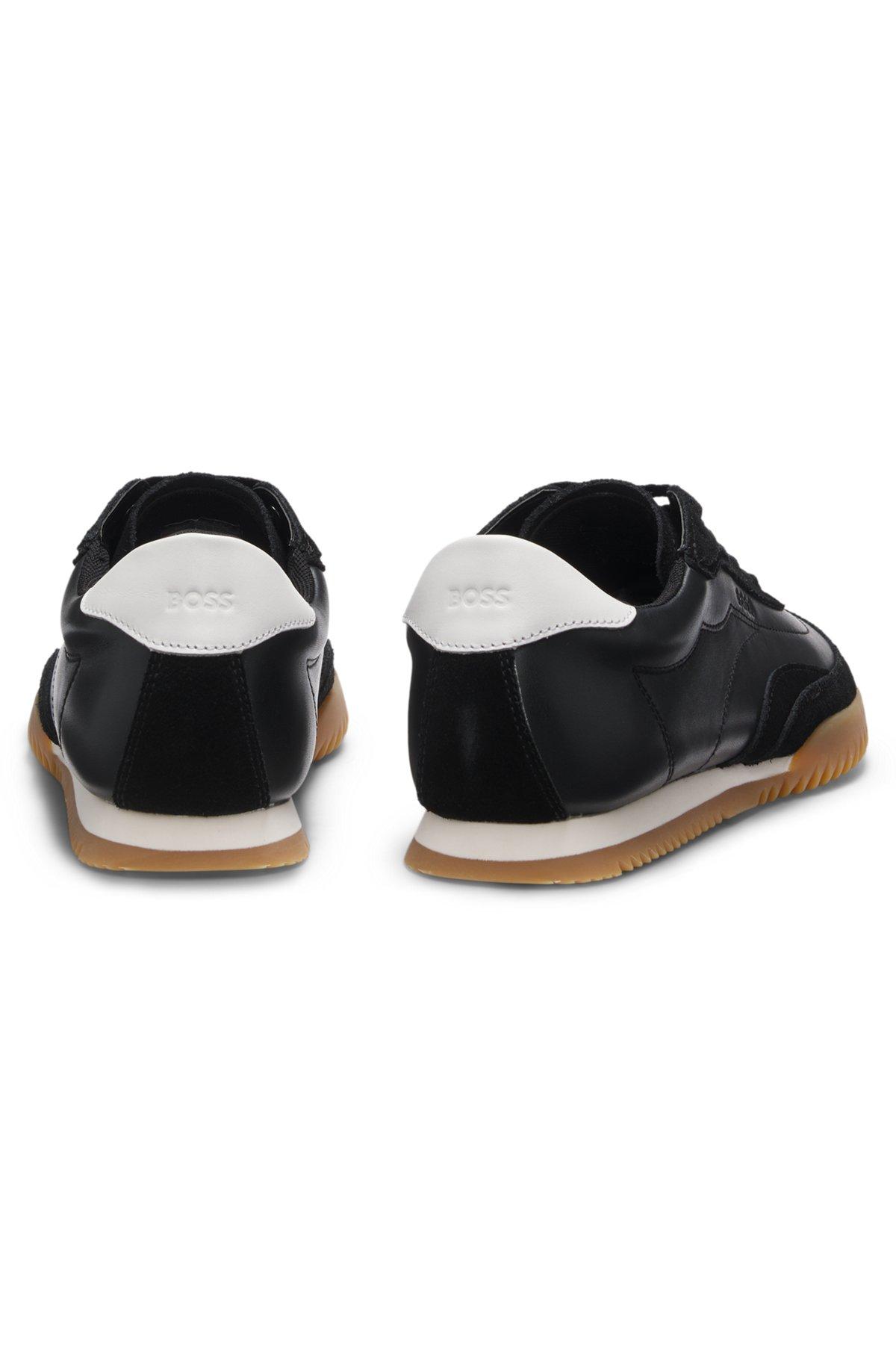 Trainers in leather and suede Product Image