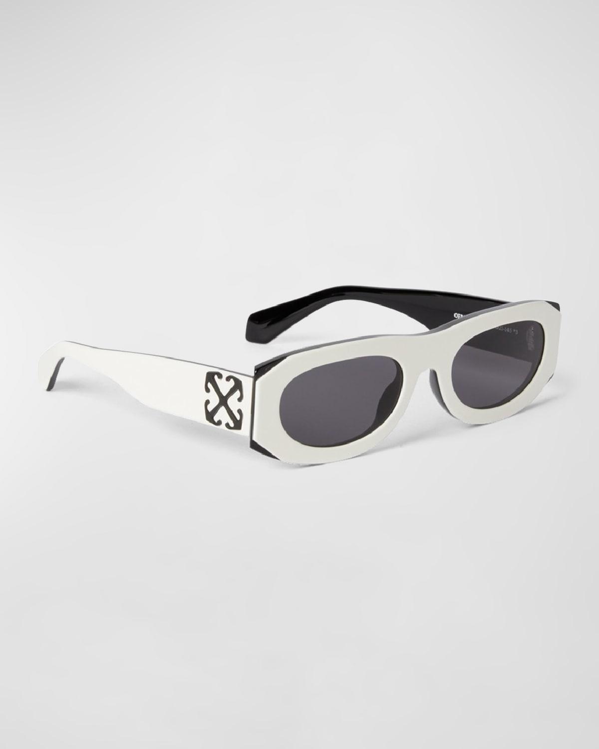 Mens Orlando Acetate Oval Sunglasses Product Image
