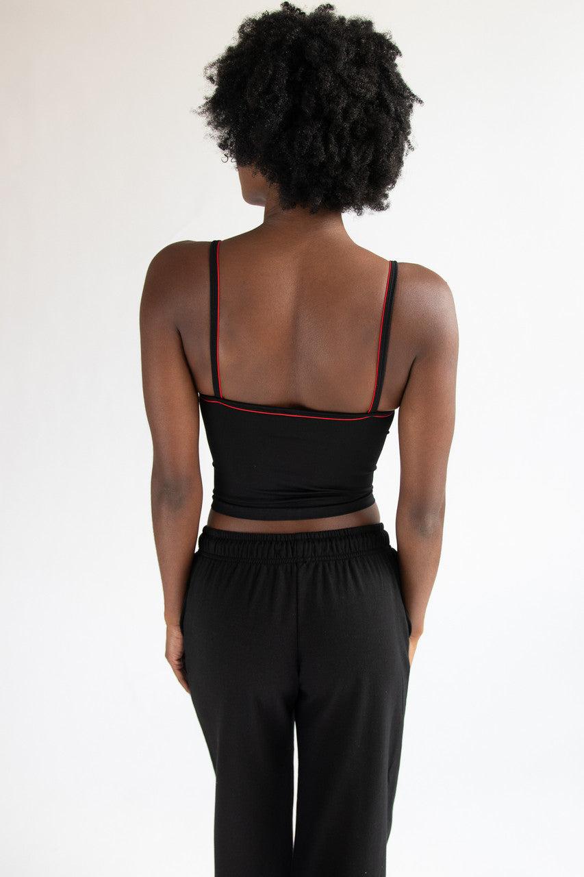 Embroidered Fruit Seamless Tank Top Product Image