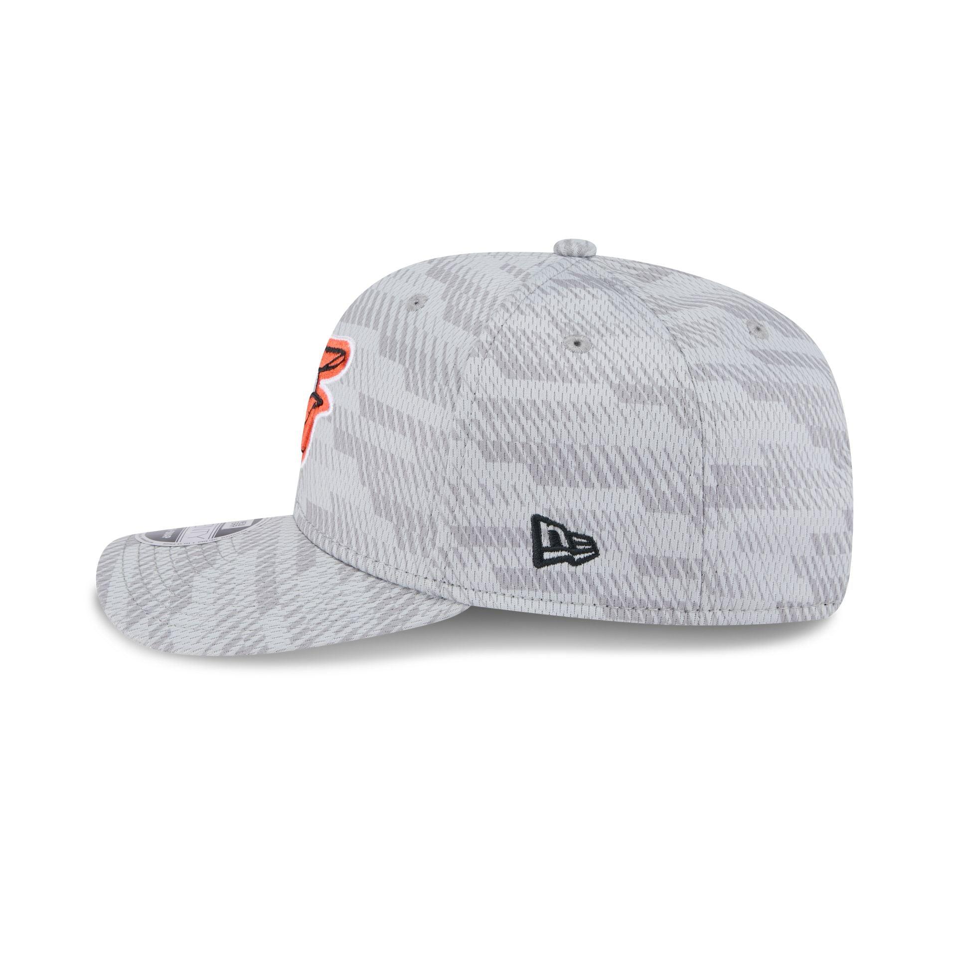 Baltimore Orioles 2025 Clubhouse Gray 9SEVENTY Stretch-Snap Hat Male Product Image