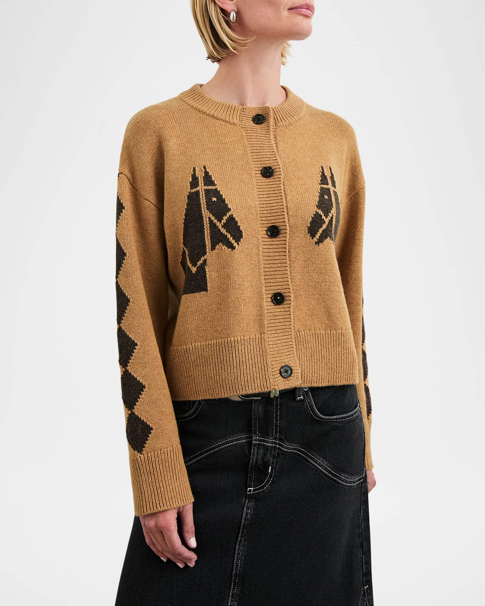 Mavie Wool-Blend Cardigan Product Image