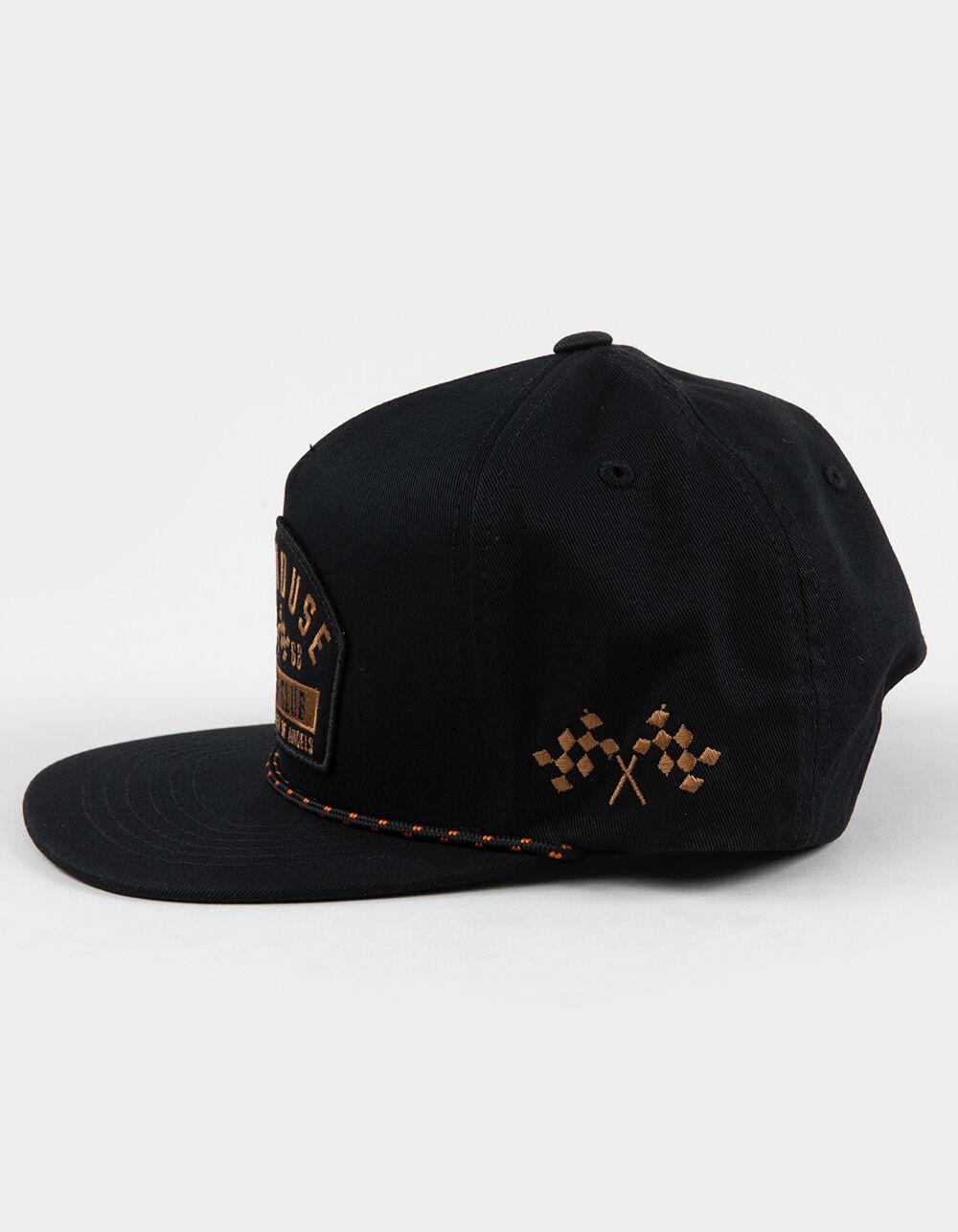 FASTHOUSE Acclaim Snapback Hat - BLACK Product Image