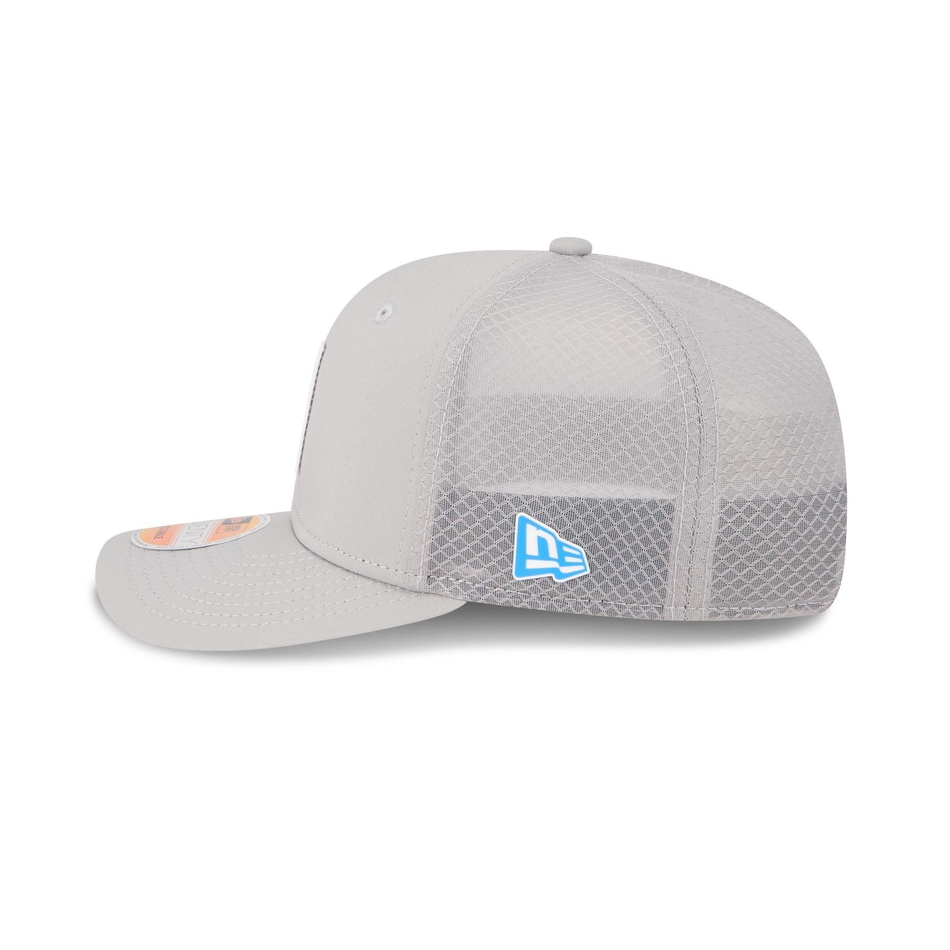 Los Angeles Chargers 2025 Sideline Hot Weather Gray 9SEVENTY Trucker Hat Male Product Image