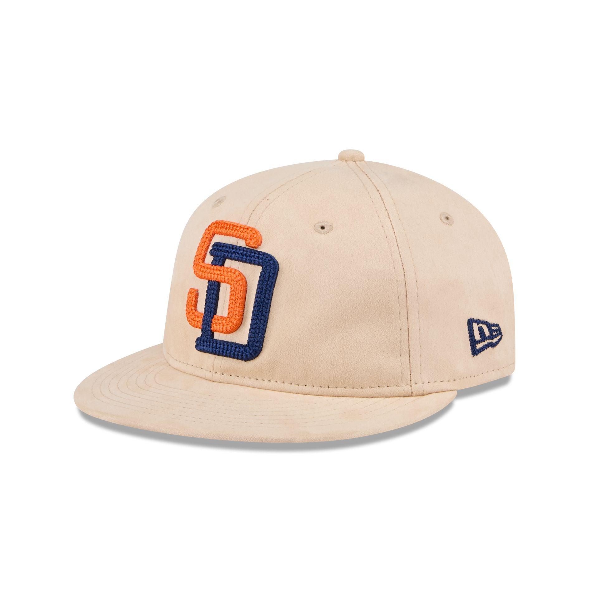San Diego Padres Stone Suede Retro Crown 9FIFTY Snapback Hat Male Product Image