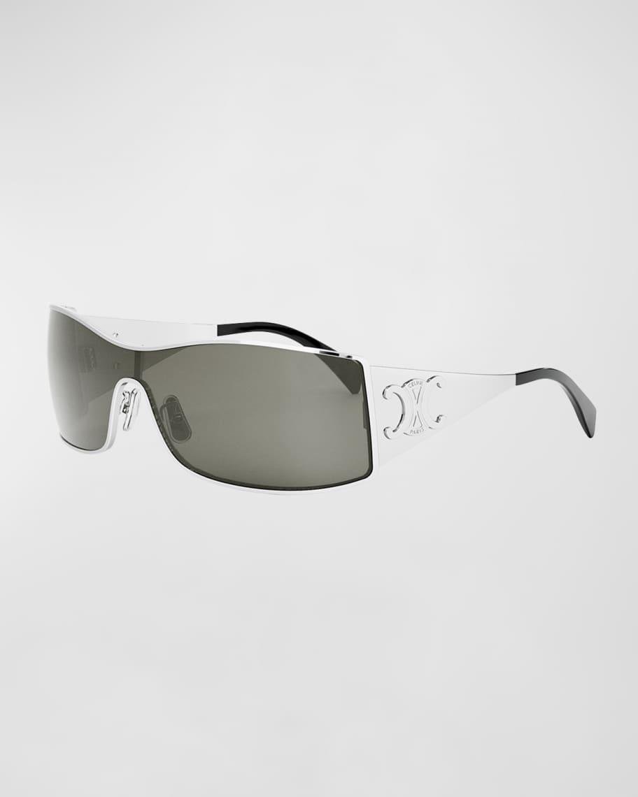 Maxi Triomphe Metal Rectangular Shield Sunglasses  Product Image