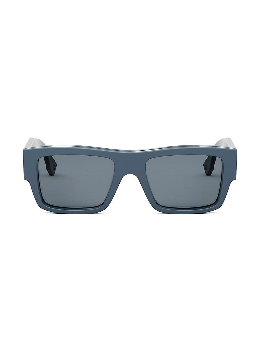 Mens Signature 53MM Rectangular Sunglasses Product Image