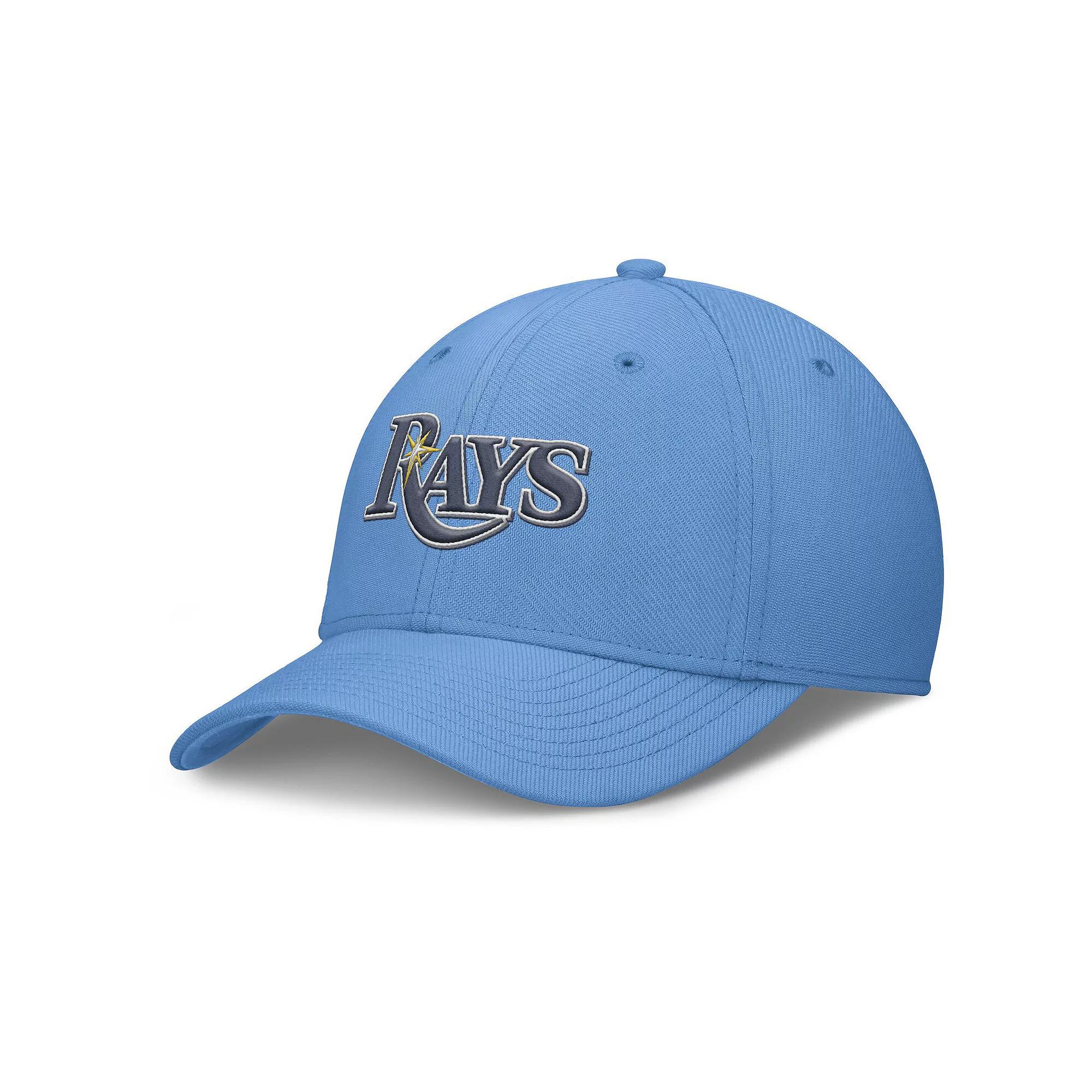 Men's Nike Light Blue Tampa Bay Rays Rise Performance Flex Hat,  Product Image