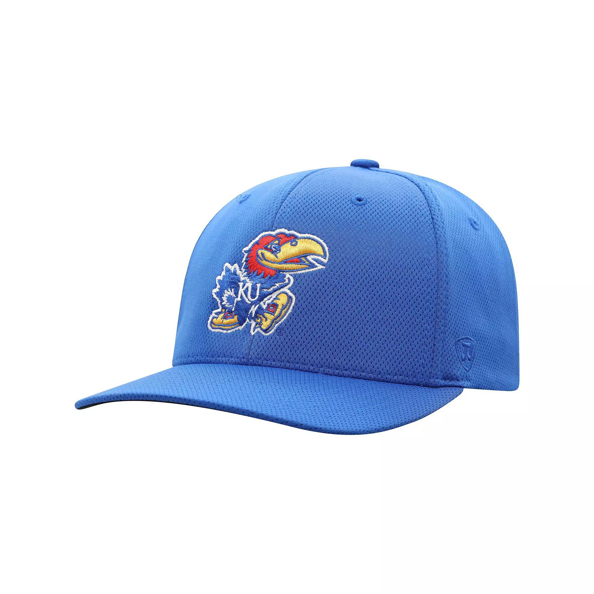Men's Top of the World Royal Kansas Jayhawks Reflex Logo Flex Hat,  Product Image