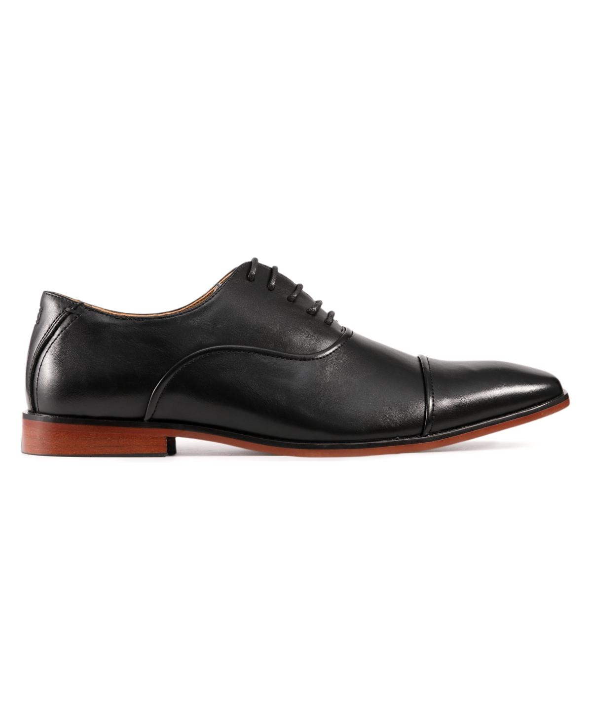 Men's Scrivas Leather Cap-Toe Derby Shoes Product Image