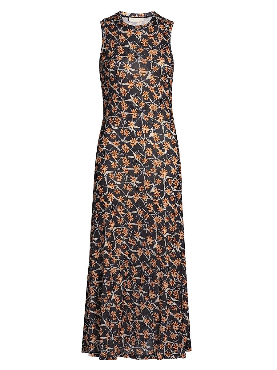 Womens Orla Abstract Striped Tank Midi-Dress Product Image